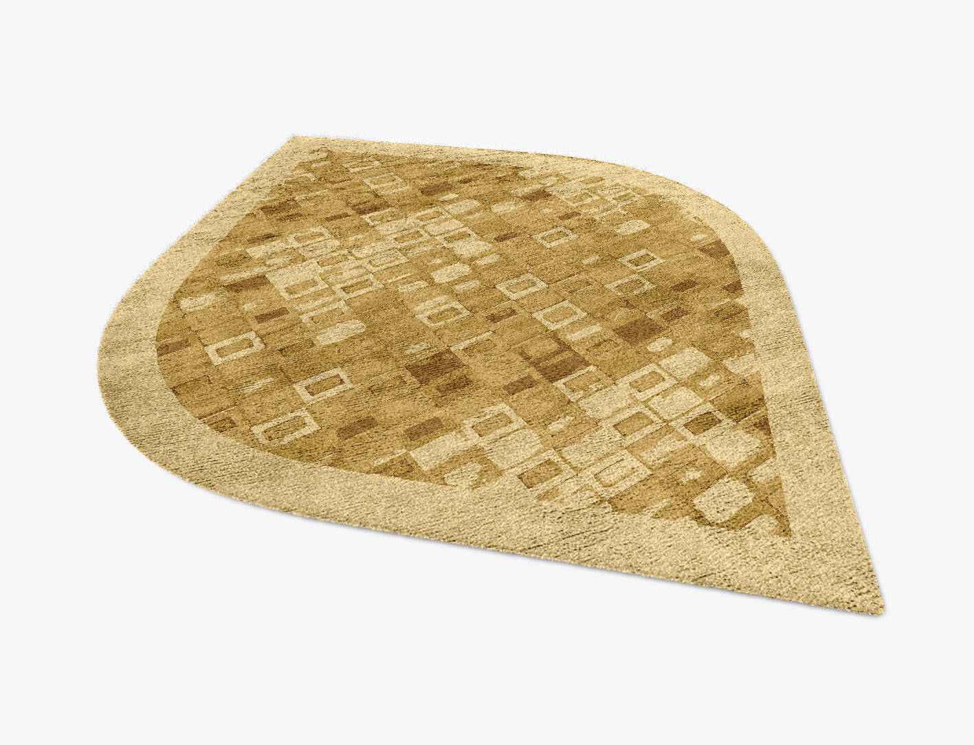 Neolithic Origami Ogee Hand Knotted Bamboo Silk Custom Rug by Rug Artisan