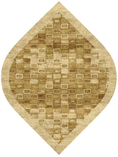 Neolithic Origami Ogee Hand Knotted Bamboo Silk Custom Rug by Rug Artisan