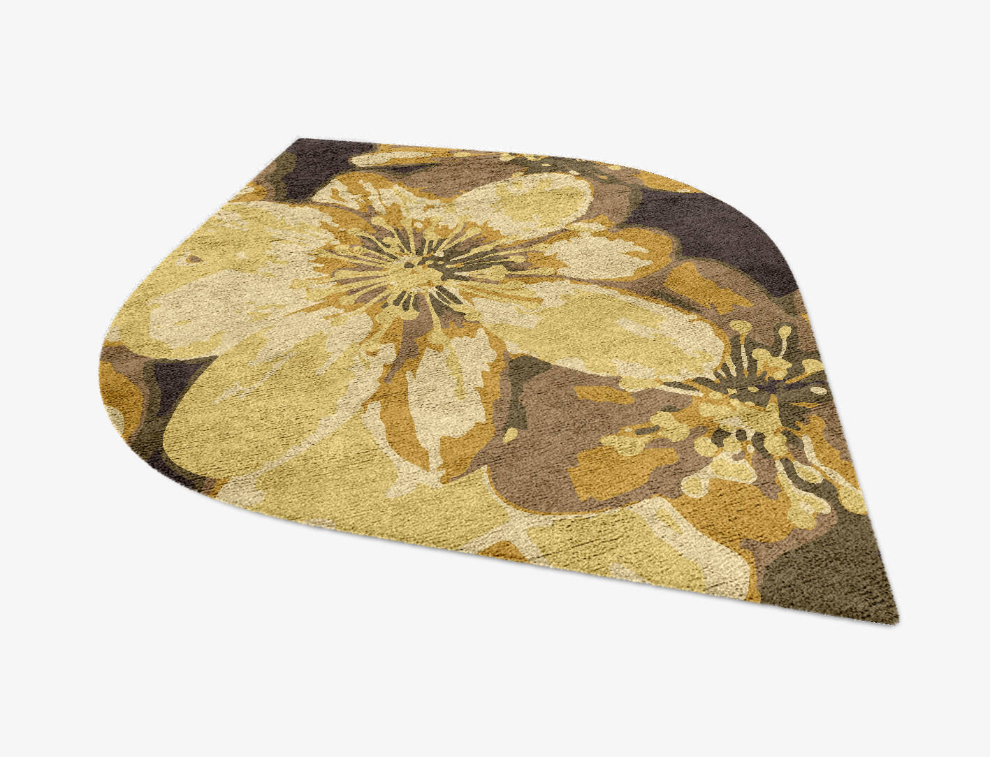 Neon Floral Ogee Hand Knotted Bamboo Silk Custom Rug by Rug Artisan