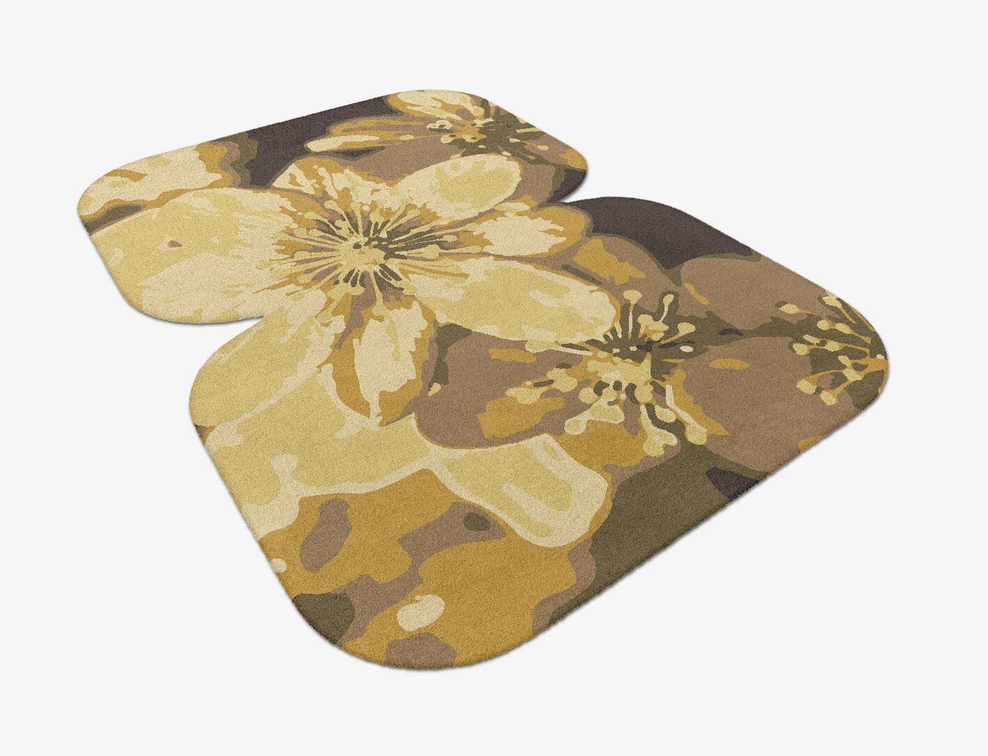 Neon Floral Eight Hand Tufted Pure Wool Custom Rug by Rug Artisan