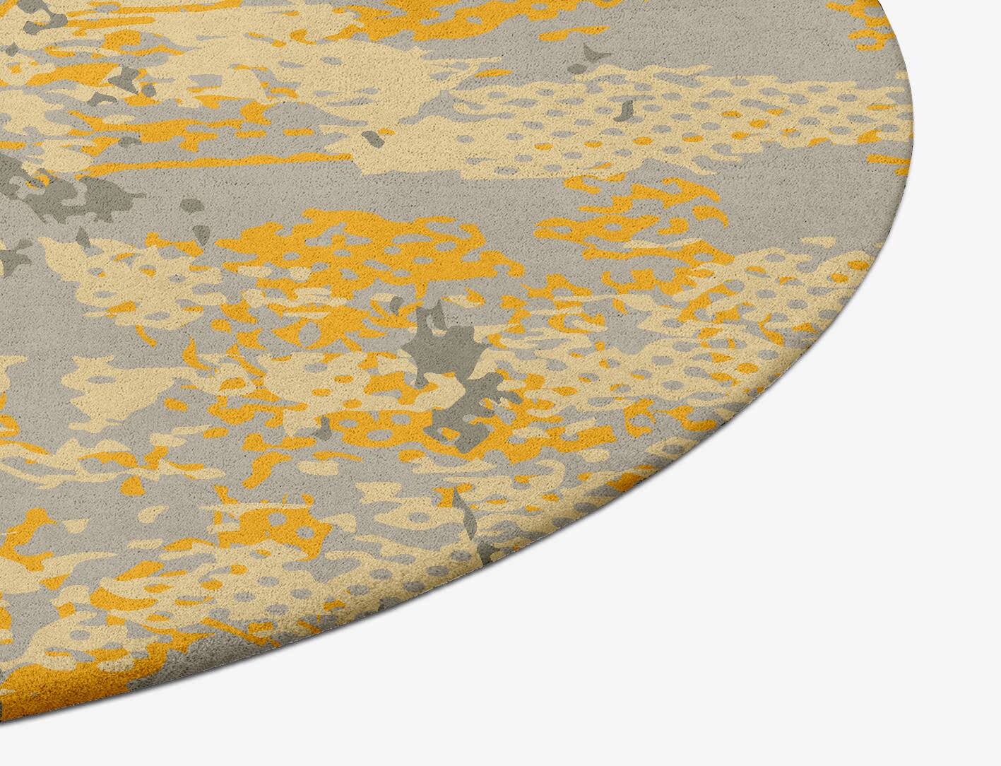 Net Surface Art Oval Hand Tufted Pure Wool Custom Rug by Rug Artisan
