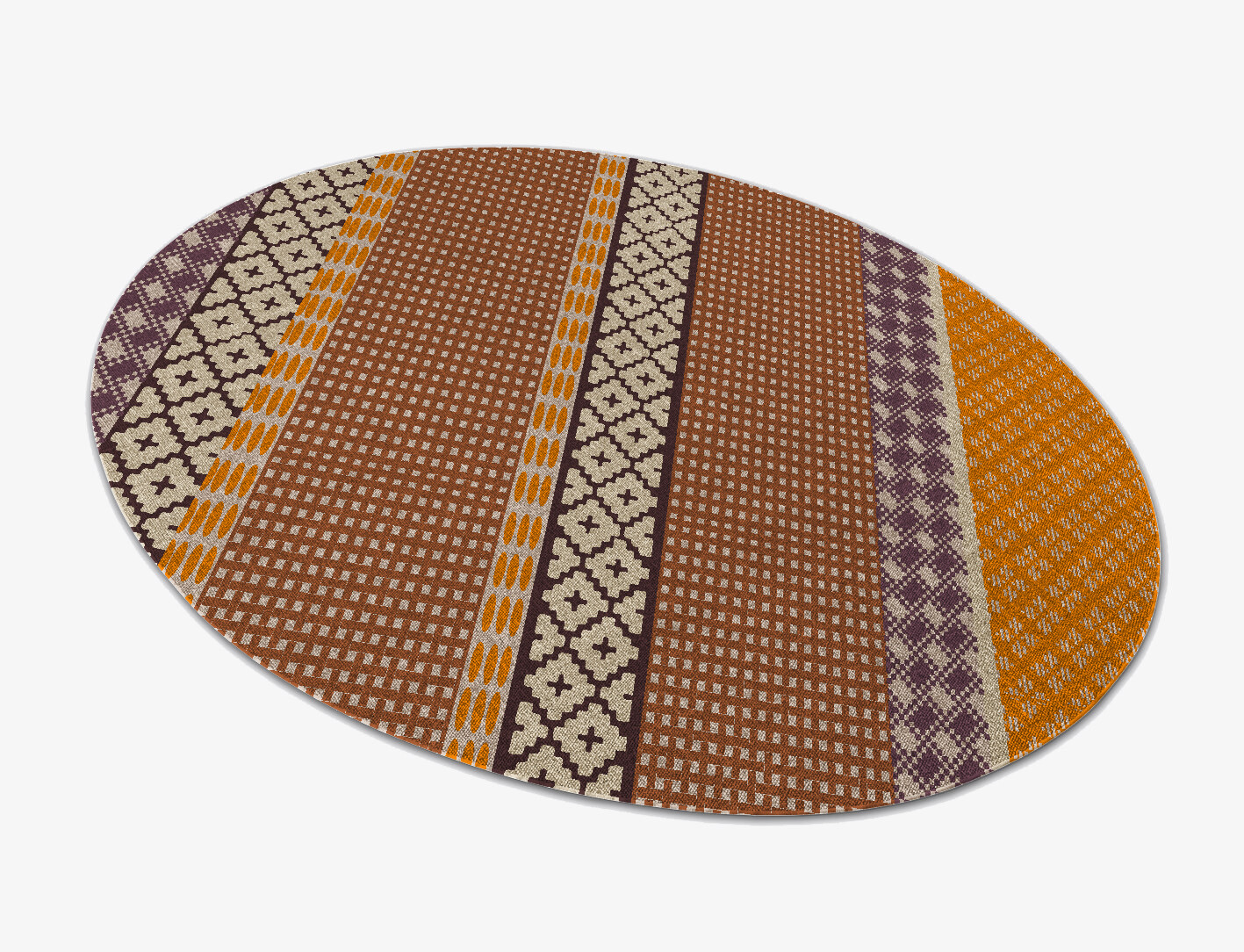 Nevi Flatweaves Oval Flatweave New Zealand Wool Custom Rug by Rug Artisan