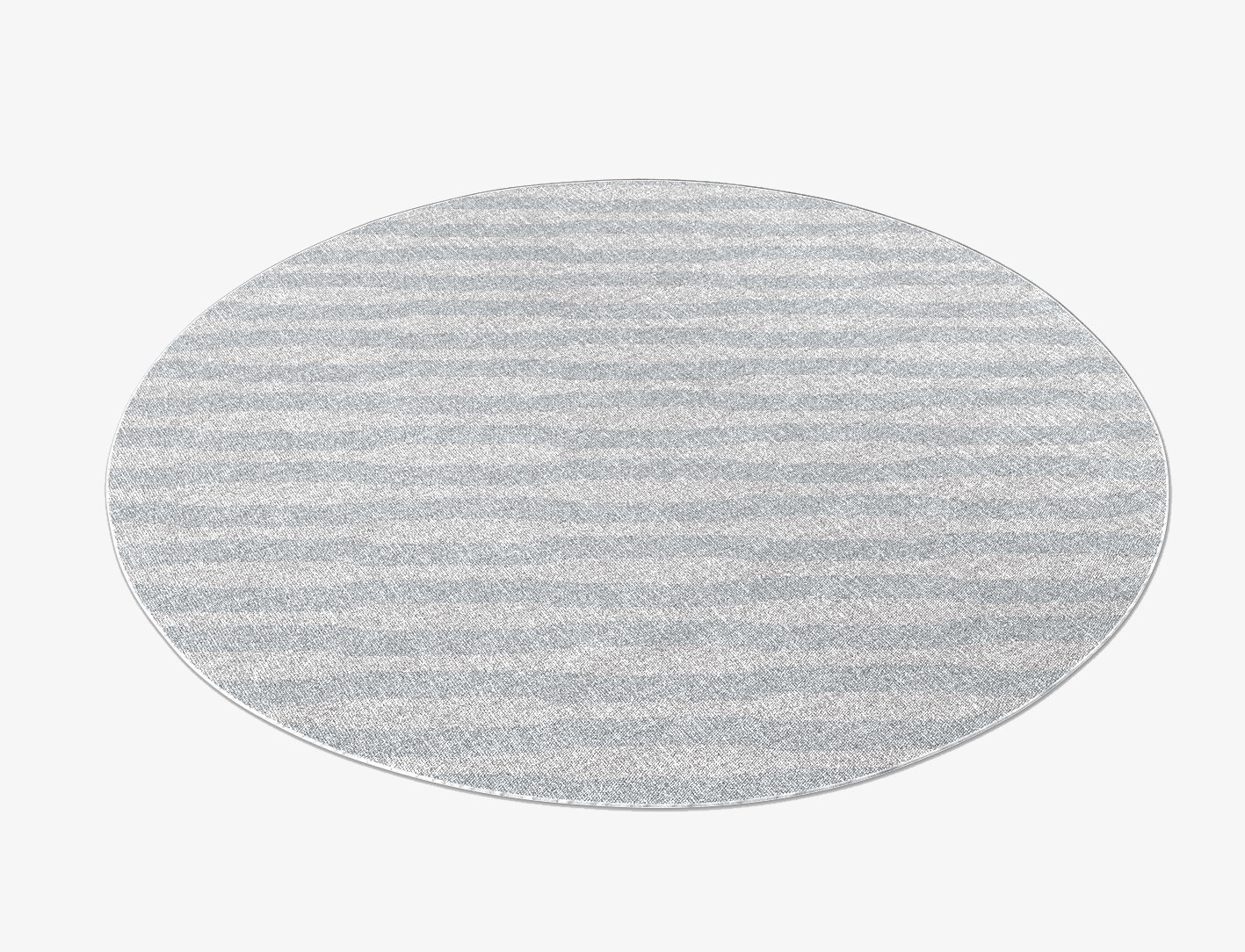 Nexus Minimalist Round Flatweave New Zealand Wool Custom Rug by Rug Artisan