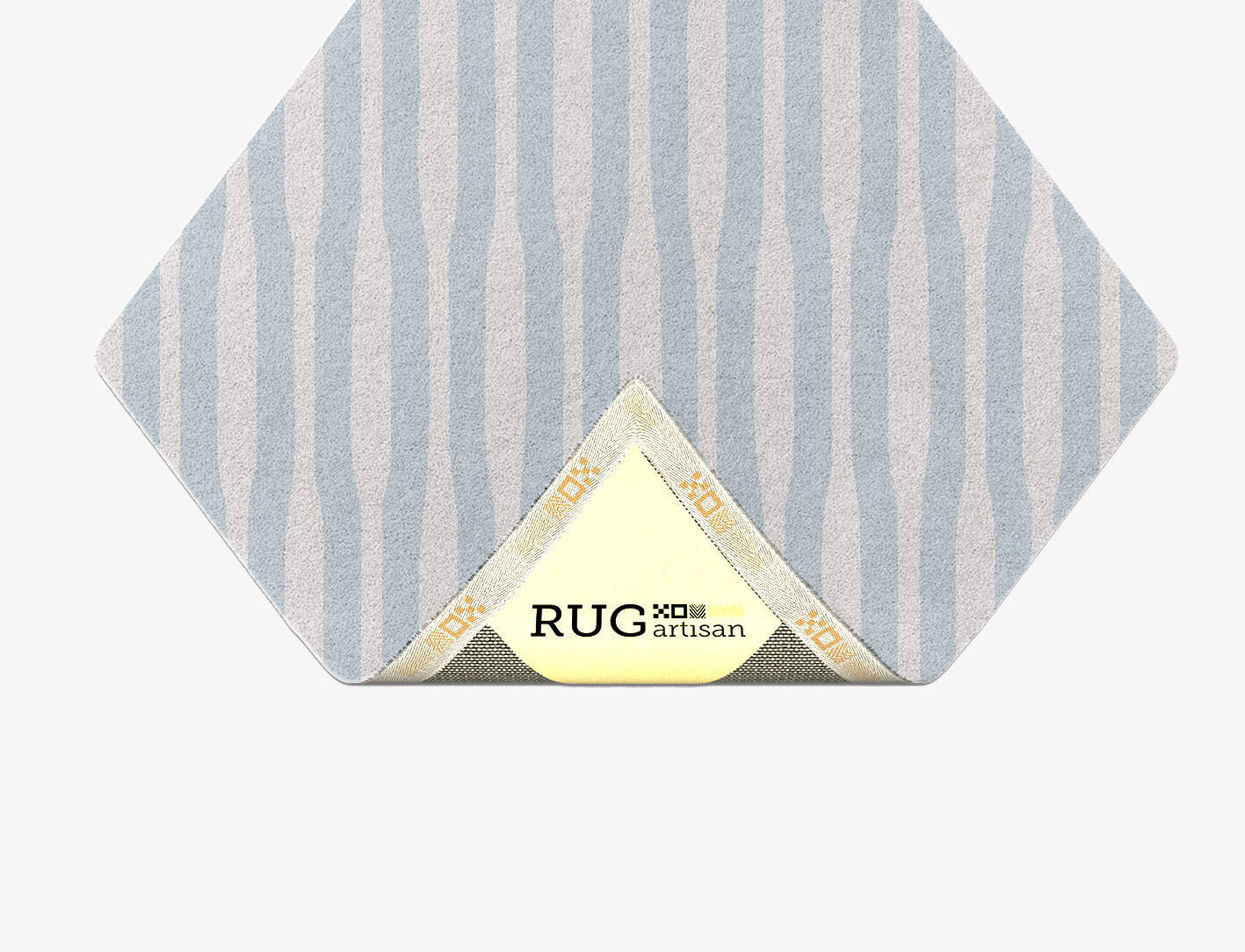 Nexus Minimalist Diamond Hand Tufted Pure Wool Custom Rug by Rug Artisan