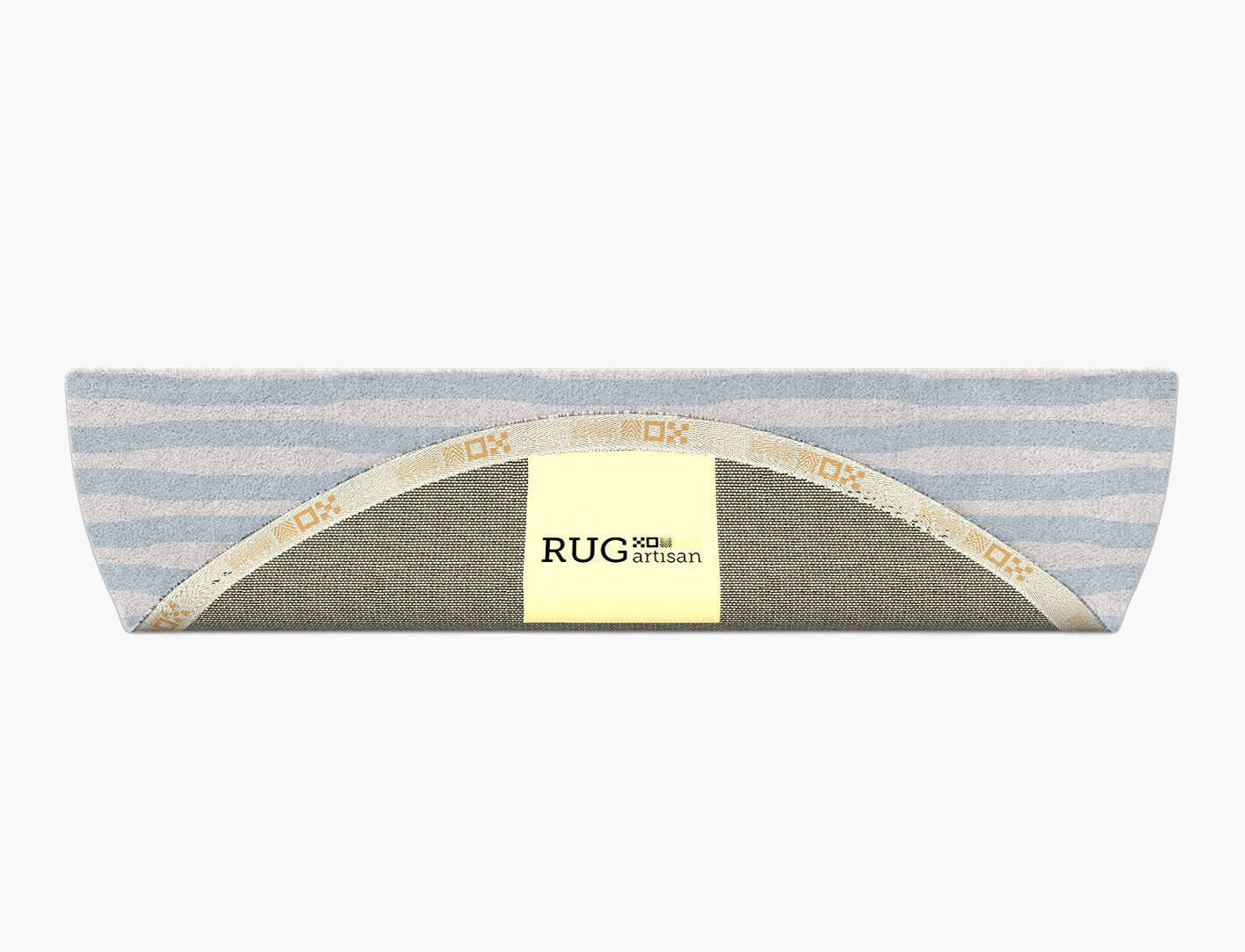 Nexus Minimalist Halfmoon Hand Tufted Pure Wool Custom Rug by Rug Artisan