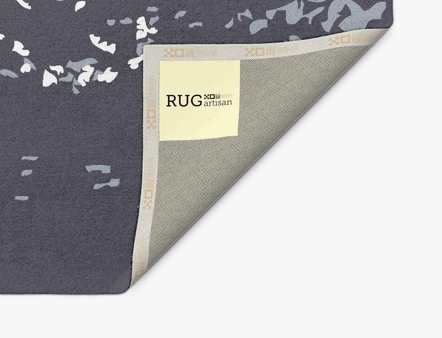 Night Dew Monochrome Arch Hand Tufted Pure Wool Custom Rug by Rug Artisan