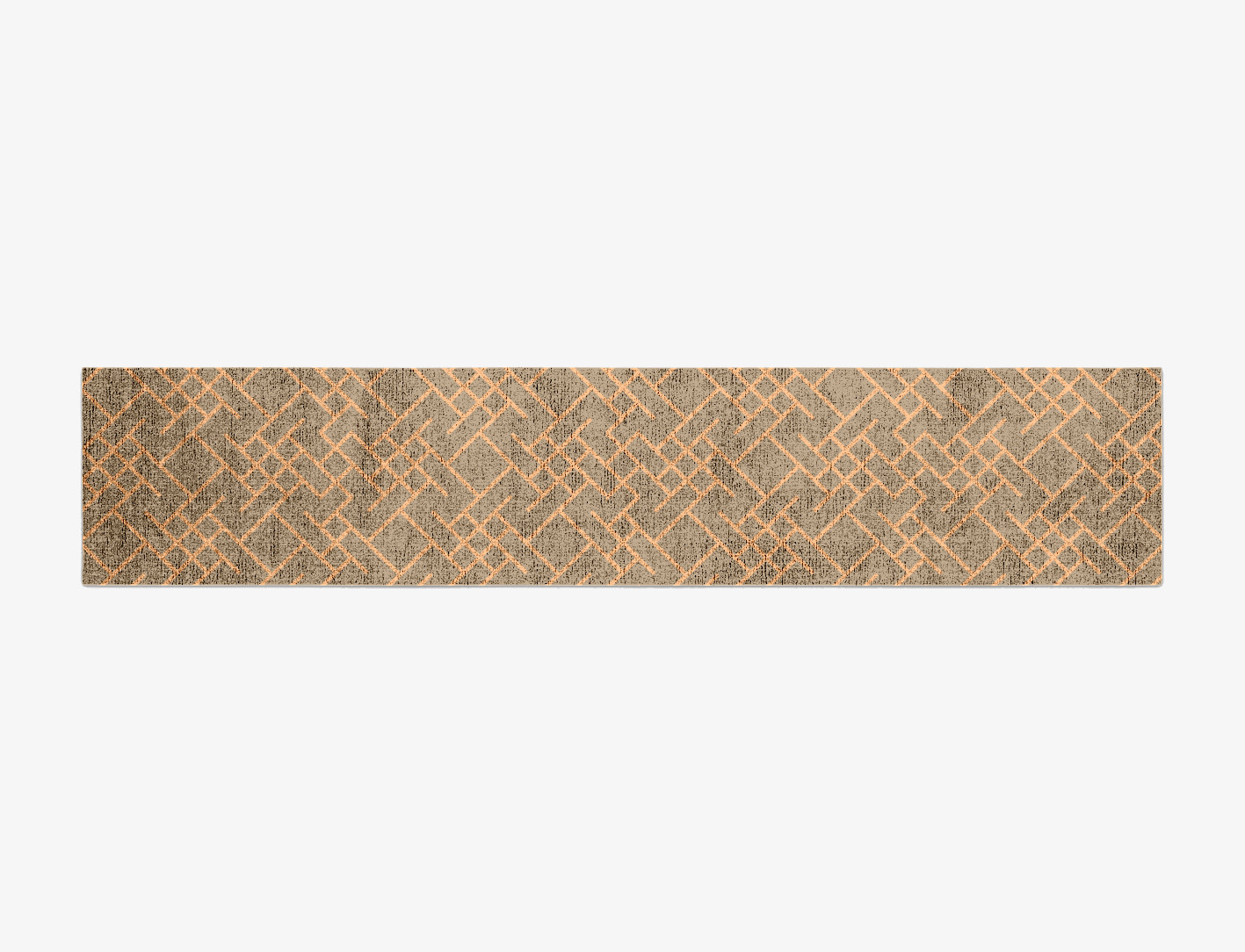 Nirvana Minimalist Runner Flatweave Bamboo Silk Custom Rug by Rug Artisan