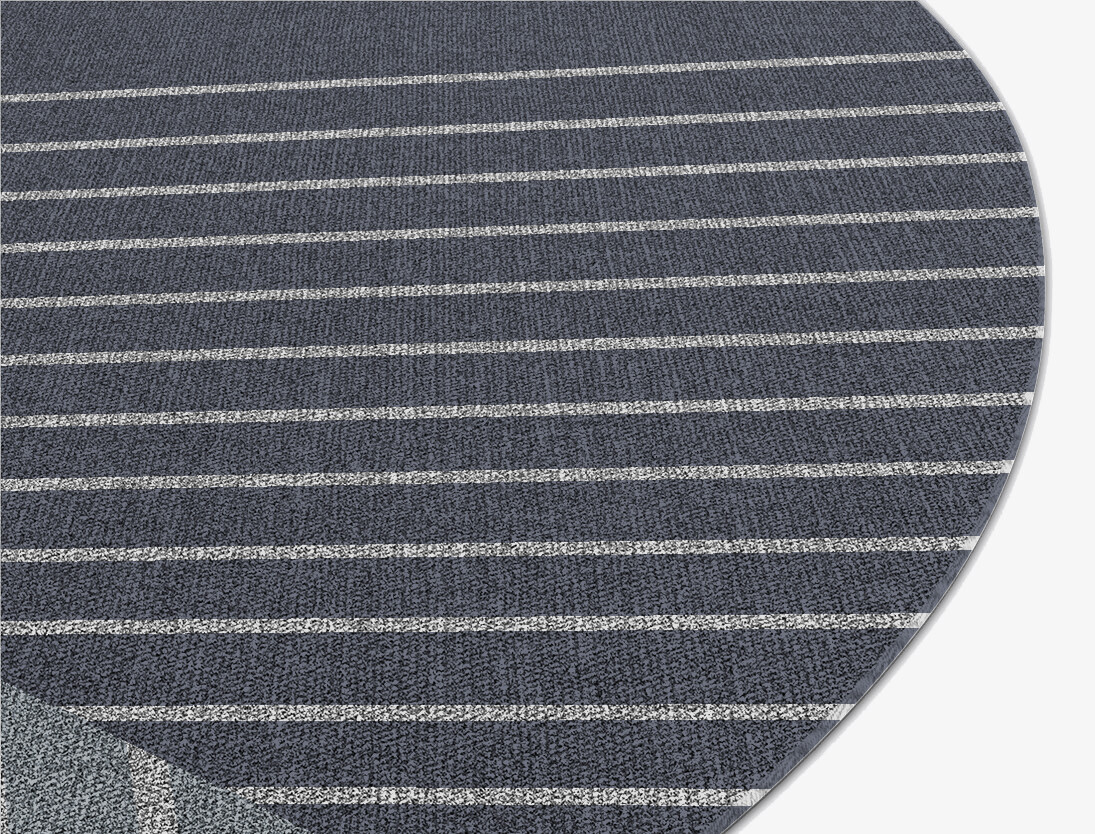 Normals Minimalist Oval Flatweave New Zealand Wool Custom Rug by Rug Artisan
