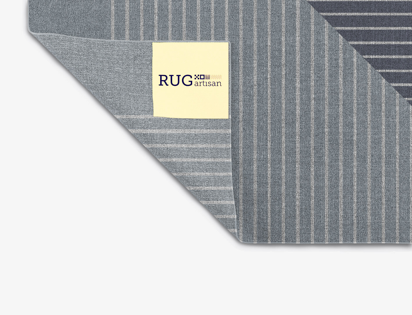 Normals Minimalist Square Flatweave New Zealand Wool Custom Rug by Rug Artisan