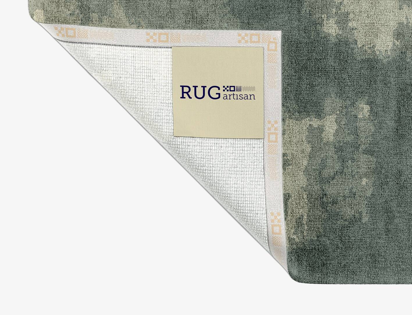 Northern lights Gradation Rectangle Hand Knotted Bamboo Silk Custom Rug by Rug Artisan