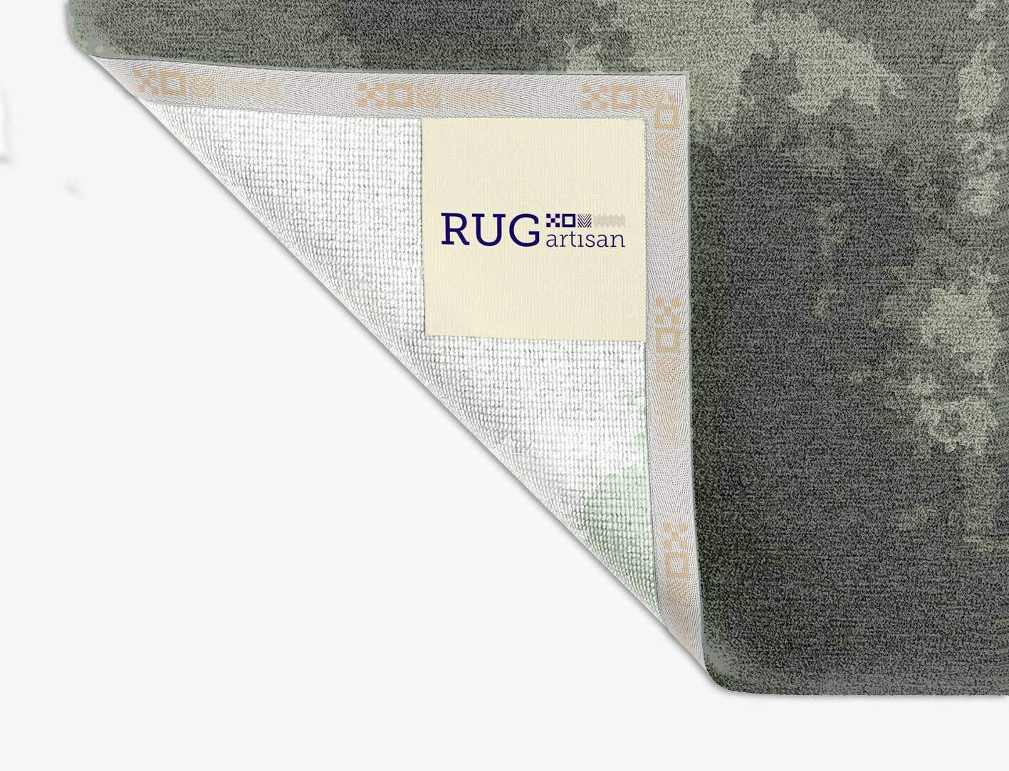 Northern lights Gradation Square Hand Knotted Tibetan Wool Custom Rug by Rug Artisan