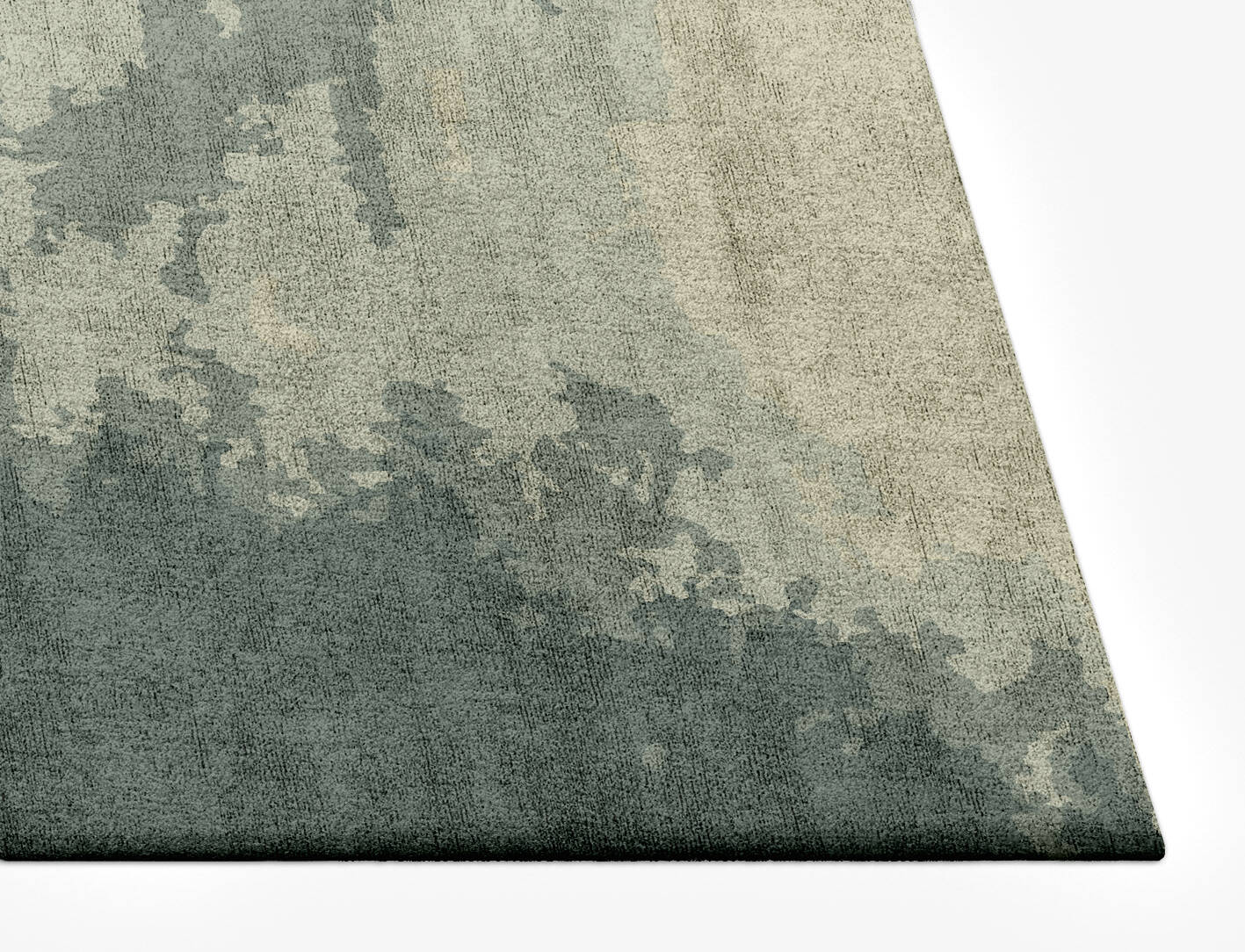 Northern lights Gradation Rectangle Hand Tufted Bamboo Silk Custom Rug by Rug Artisan