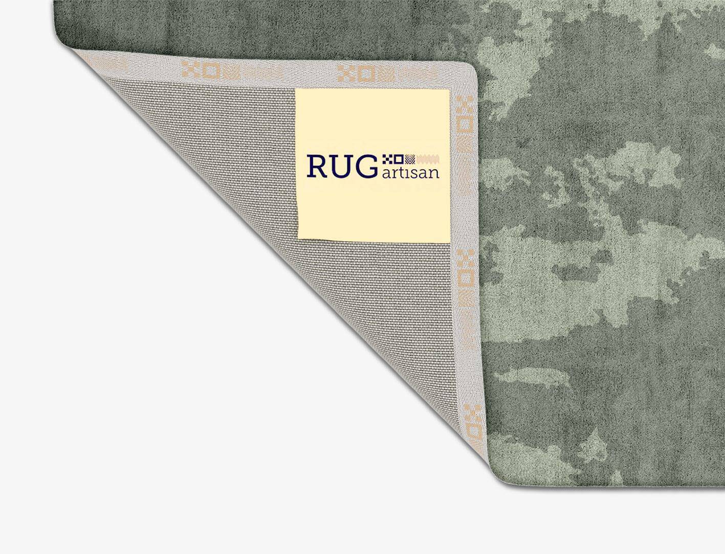 Northern lights Gradation Square Hand Tufted Bamboo Silk Custom Rug by Rug Artisan