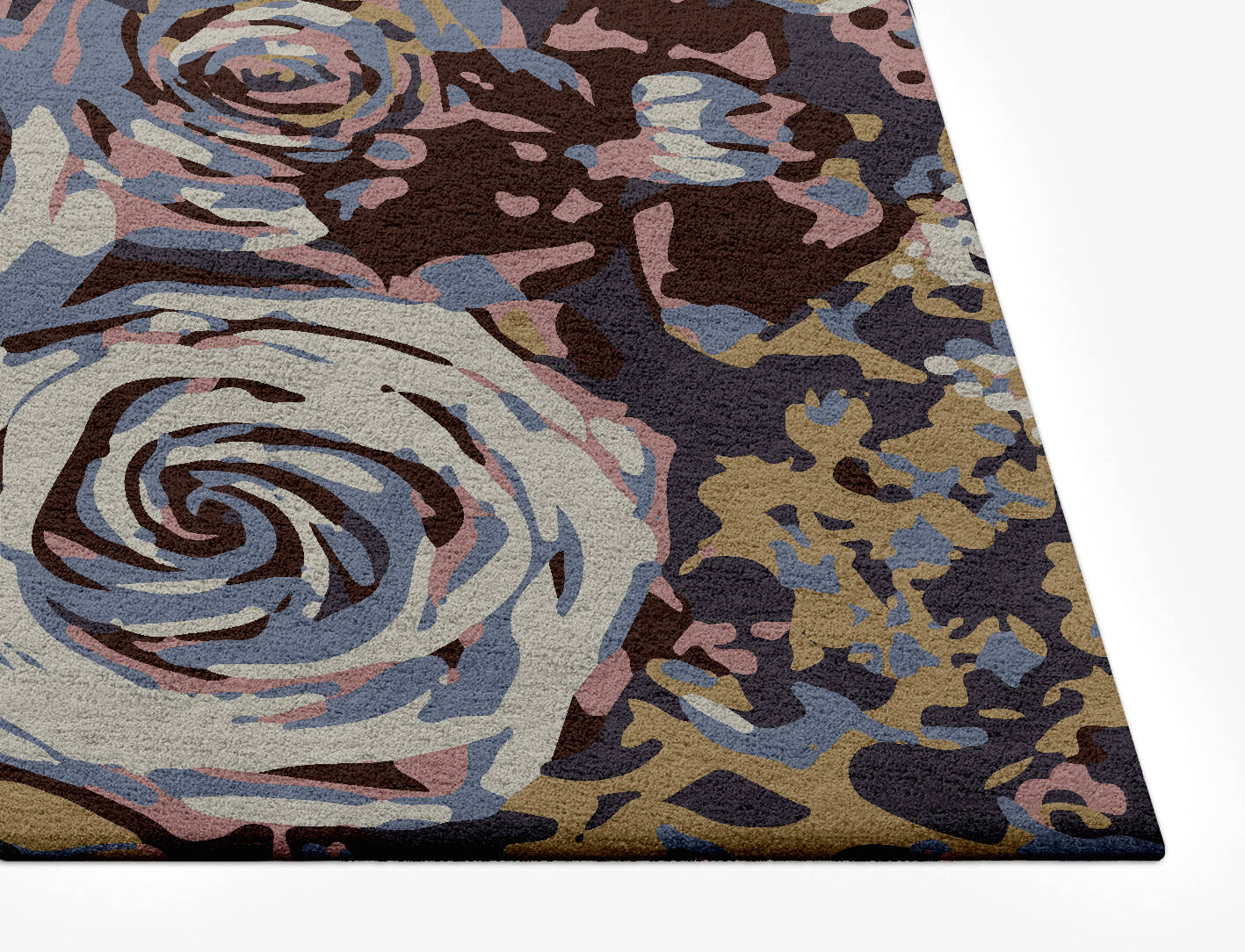 Nosegay Floral Rectangle Hand Tufted Pure Wool Custom Rug by Rug Artisan