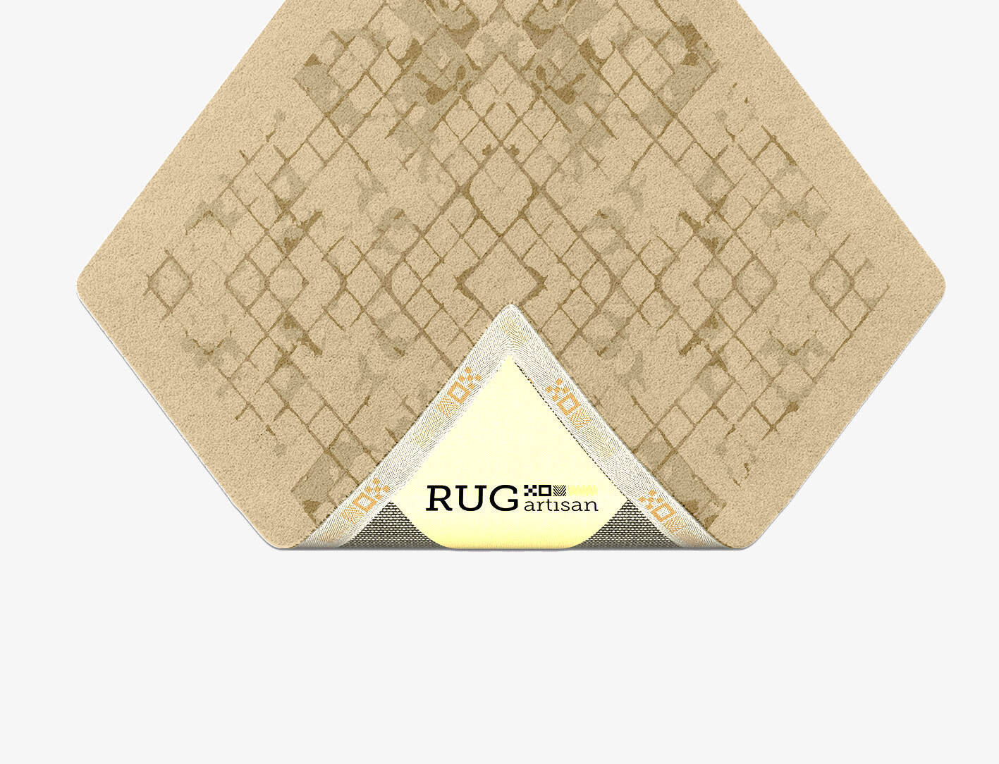Noshi Origami Diamond Hand Tufted Pure Wool Custom Rug by Rug Artisan