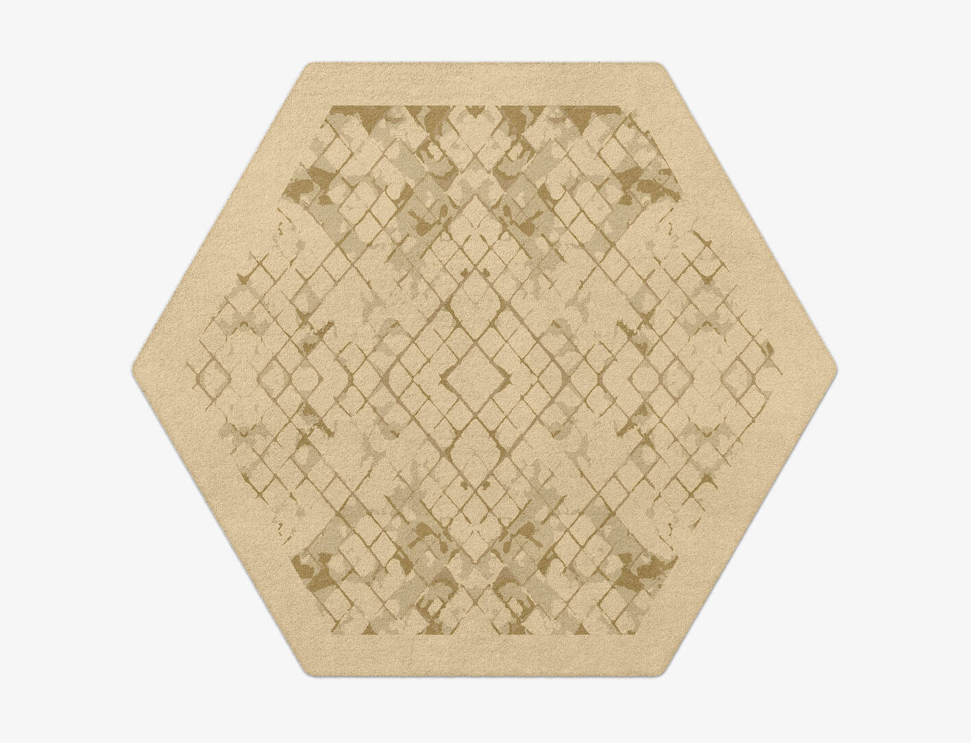 Noshi Origami Hexagon Hand Tufted Pure Wool Custom Rug by Rug Artisan