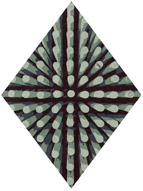 Nucleus Abstract Diamond Hand Tufted Pure Wool Custom Rug by Rug Artisan