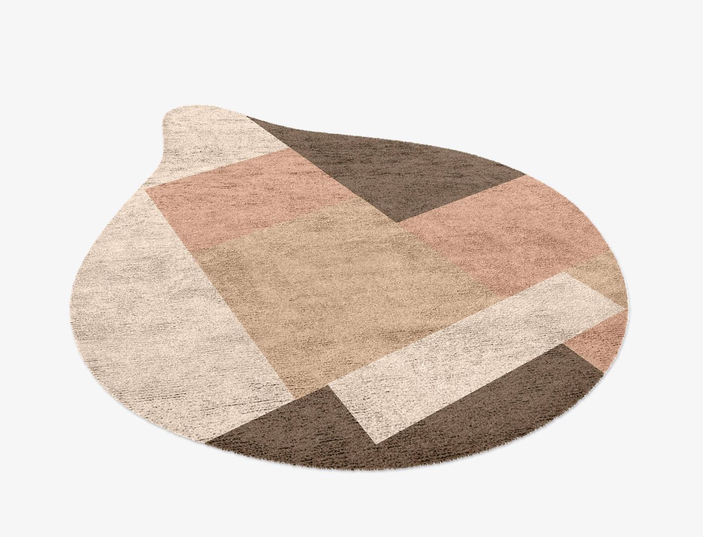 Oblivion  Drop Hand Knotted Bamboo Silk Custom Rug by Rug Artisan