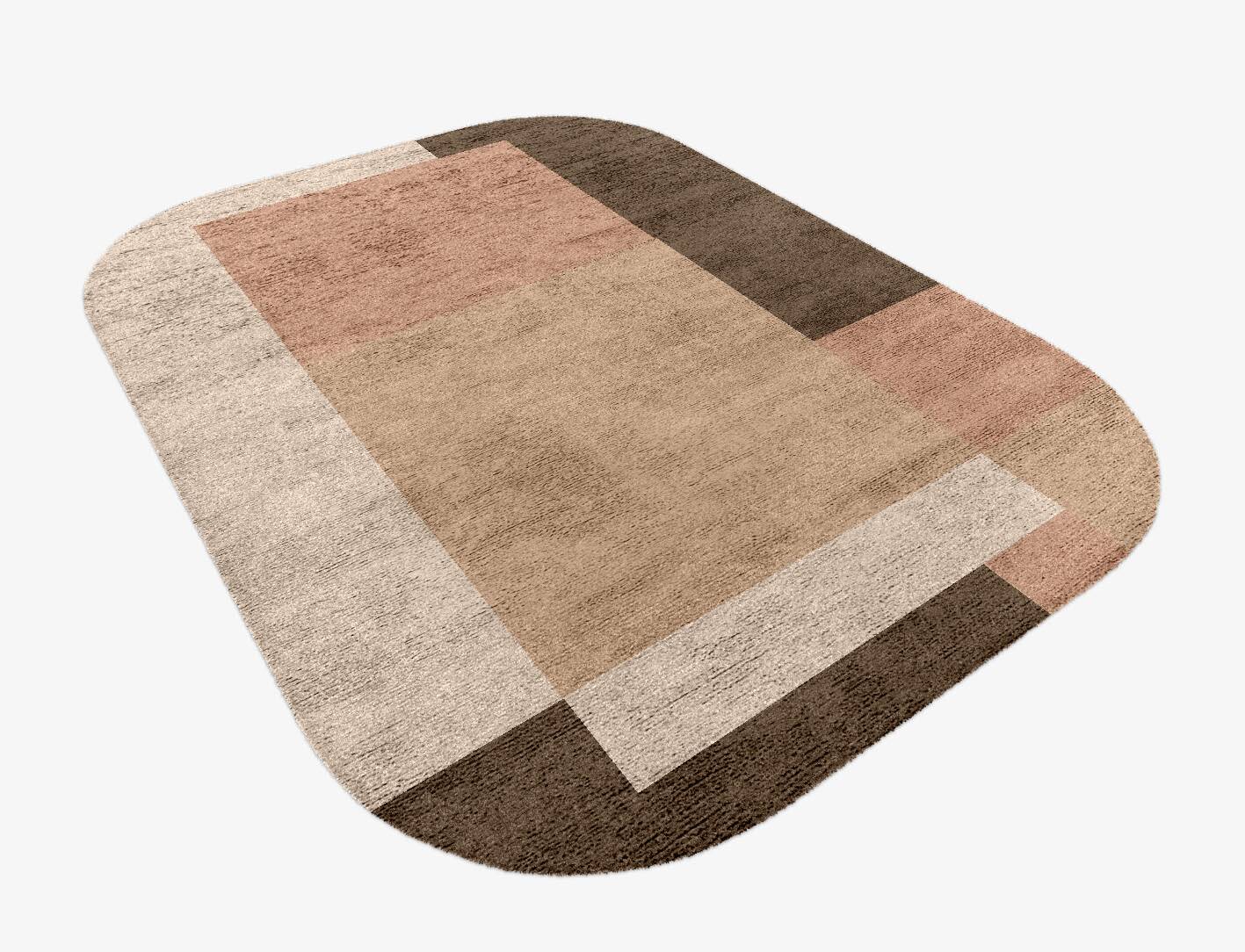 Oblivion  Oblong Hand Knotted Bamboo Silk Custom Rug by Rug Artisan