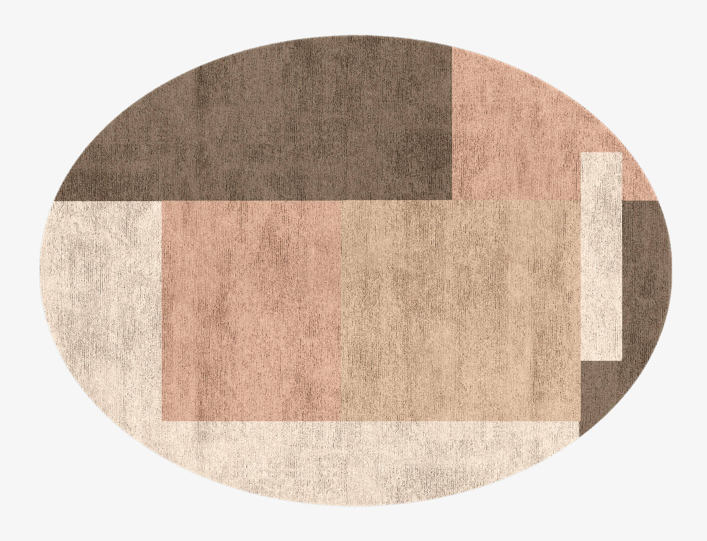 Oblivion  Oval Hand Knotted Bamboo Silk Custom Rug by Rug Artisan