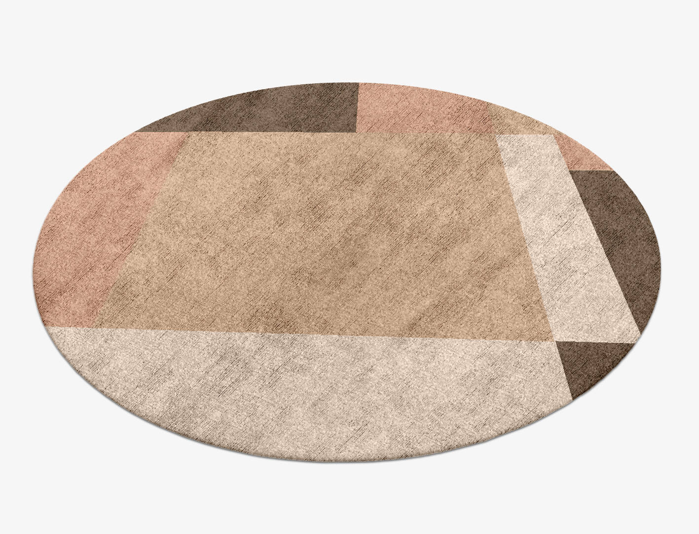 Oblivion  Round Hand Knotted Bamboo Silk Custom Rug by Rug Artisan