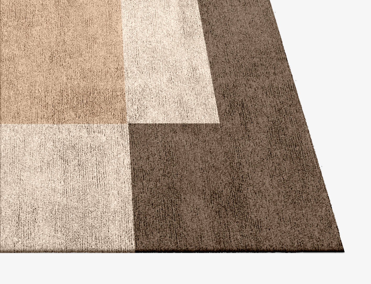 Oblivion  Square Hand Knotted Bamboo Silk Custom Rug by Rug Artisan