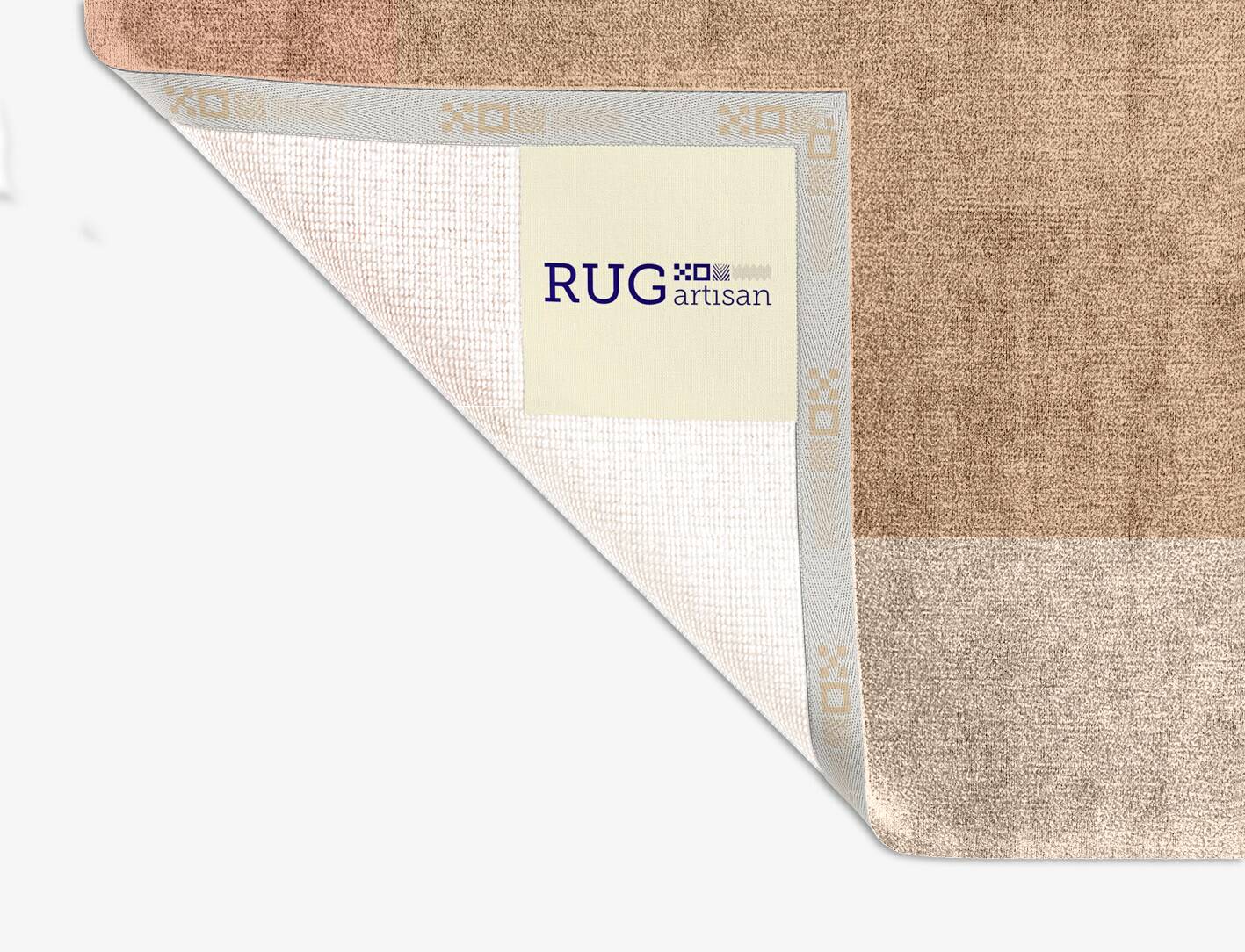 Oblivion  Square Hand Knotted Bamboo Silk Custom Rug by Rug Artisan