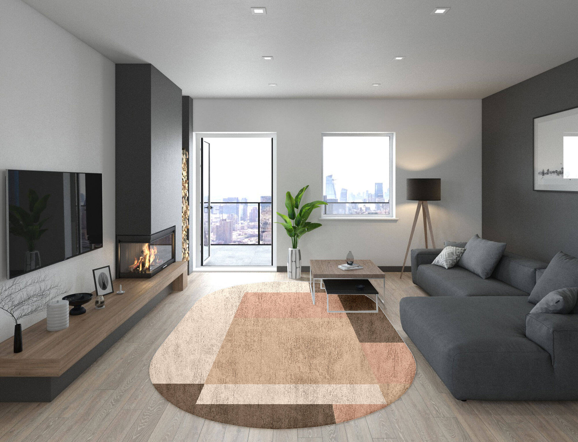 Oblivion  Capsule Hand Tufted Bamboo Silk Custom Rug by Rug Artisan