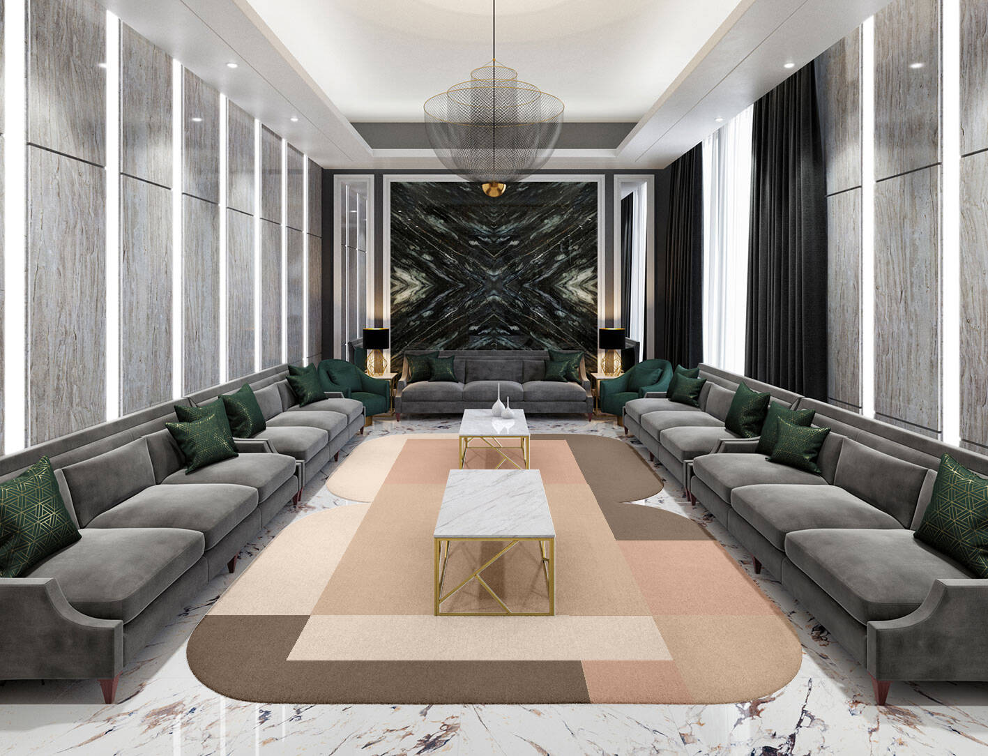 Oblivion  Eight Hand Tufted Pure Wool Custom Rug by Rug Artisan