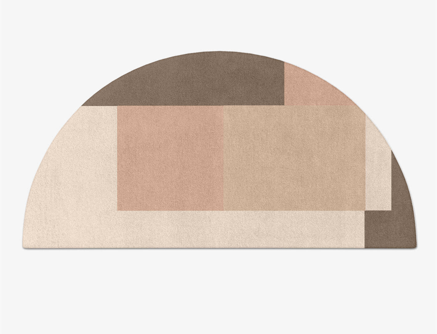 Oblivion  Halfmoon Hand Tufted Pure Wool Custom Rug by Rug Artisan