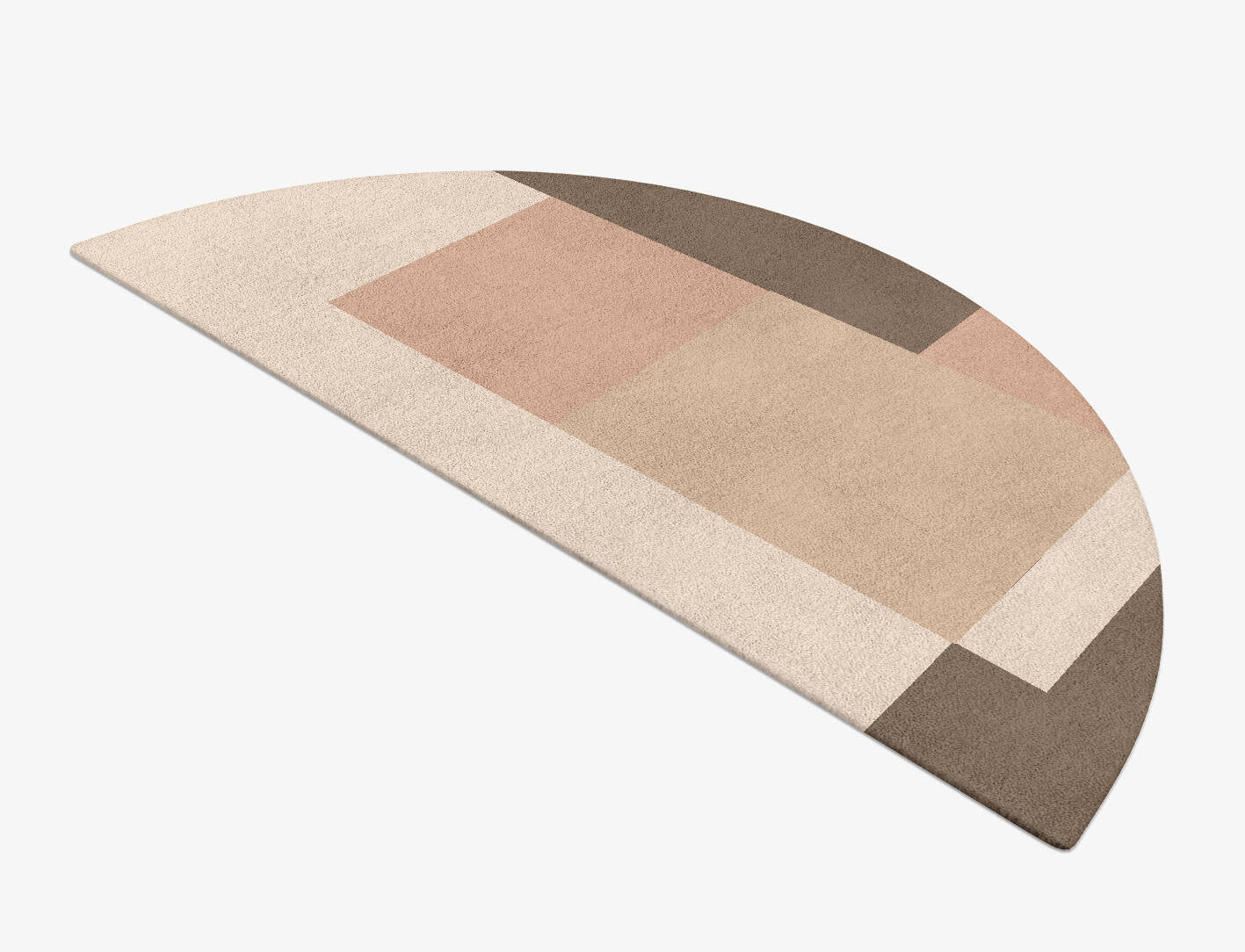 Oblivion  Halfmoon Hand Tufted Pure Wool Custom Rug by Rug Artisan