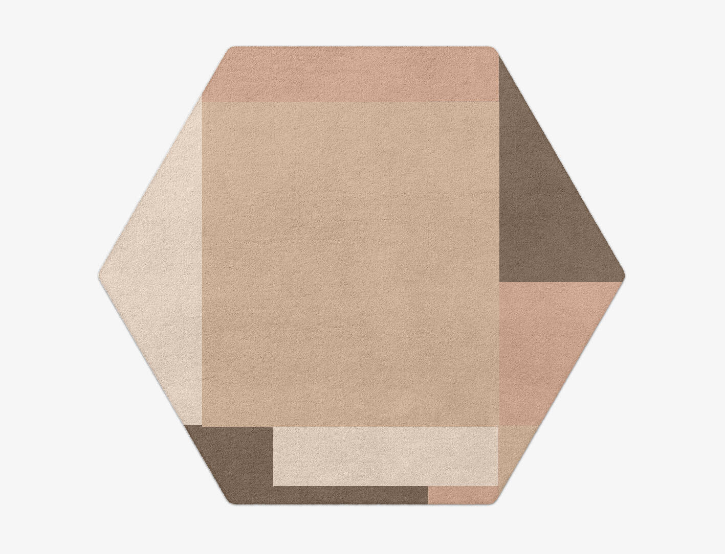 Oblivion  Hexagon Hand Tufted Pure Wool Custom Rug by Rug Artisan