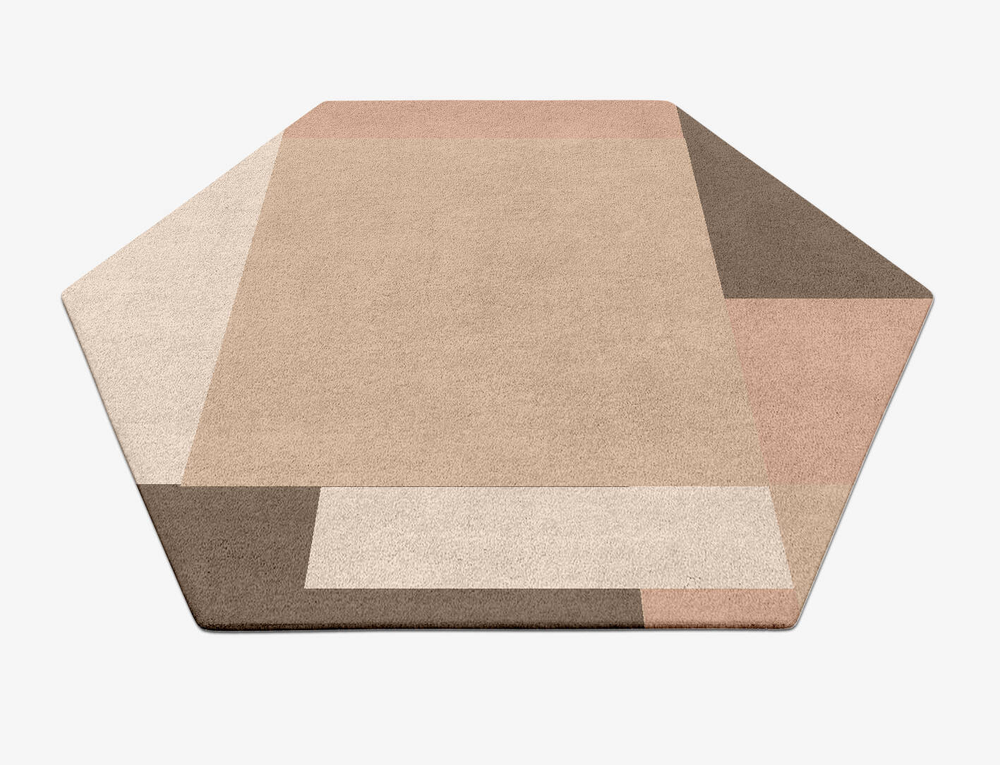 Oblivion  Hexagon Hand Tufted Pure Wool Custom Rug by Rug Artisan