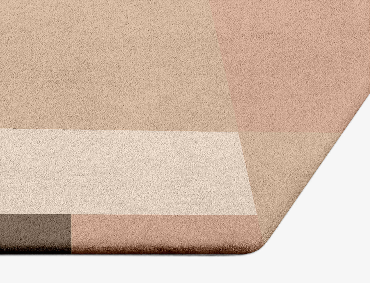 Oblivion  Hexagon Hand Tufted Pure Wool Custom Rug by Rug Artisan
