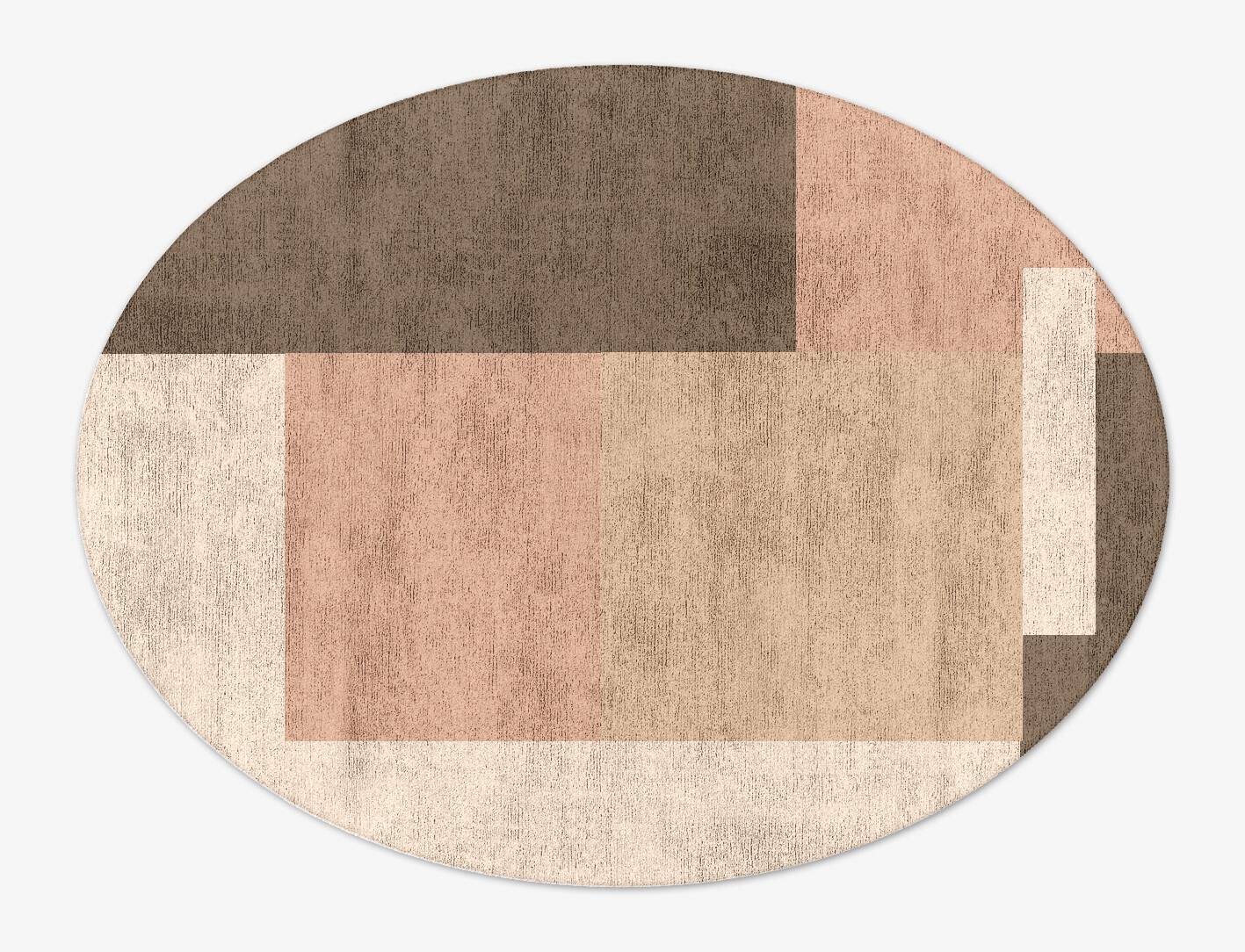 Oblivion  Oval Hand Tufted Bamboo Silk Custom Rug by Rug Artisan