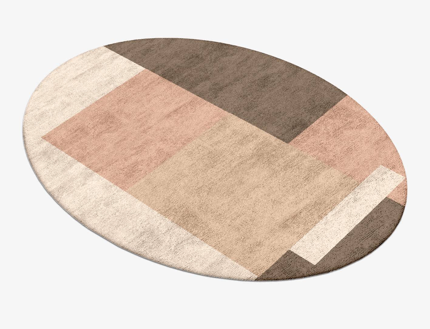 Oblivion  Oval Hand Tufted Bamboo Silk Custom Rug by Rug Artisan
