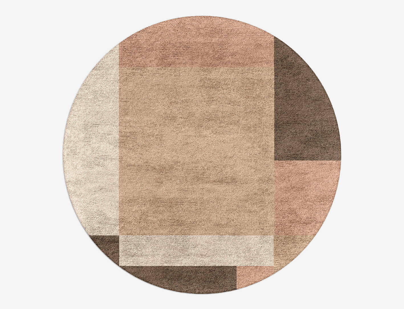 Oblivion  Round Hand Tufted Bamboo Silk Custom Rug by Rug Artisan