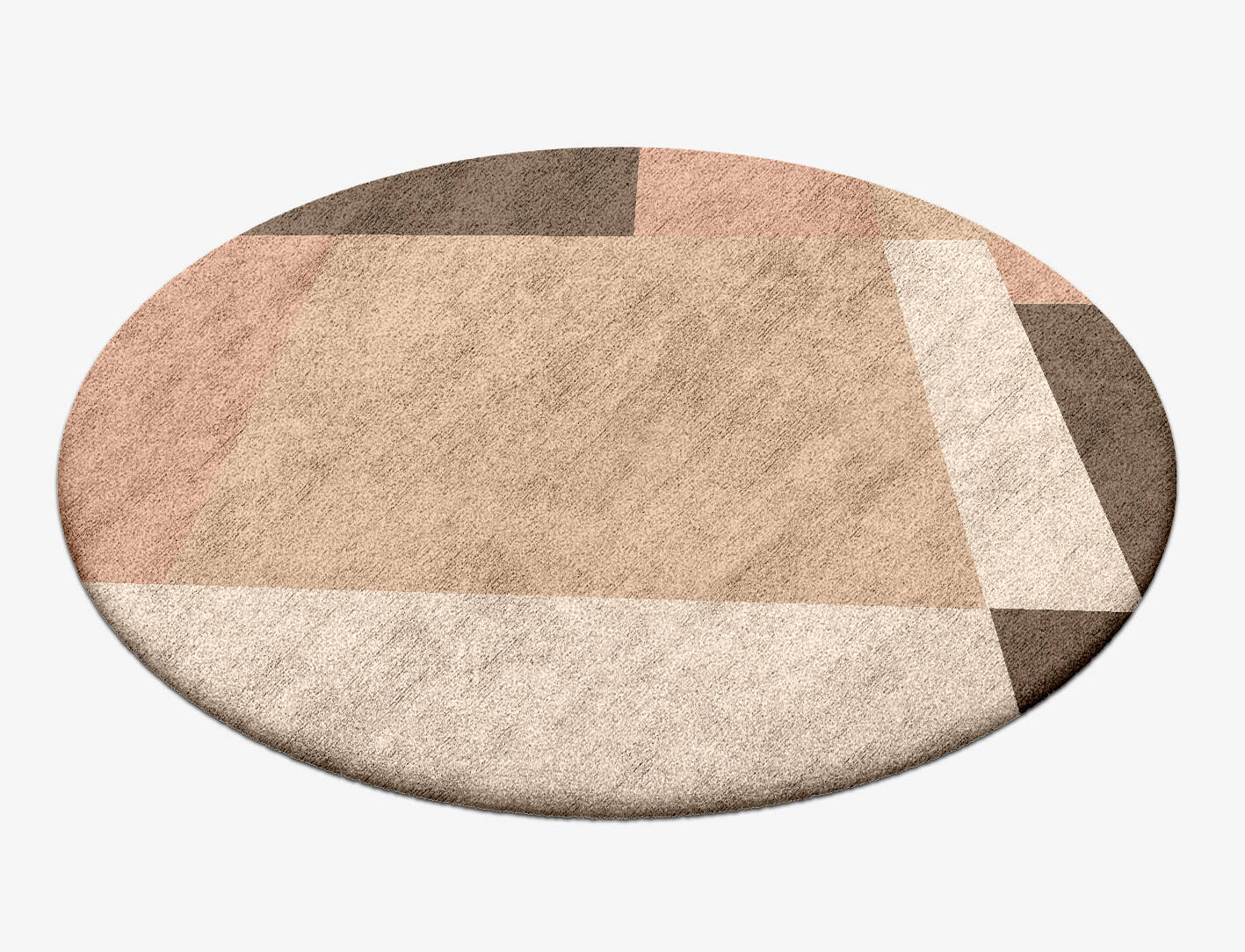 Oblivion  Round Hand Tufted Bamboo Silk Custom Rug by Rug Artisan