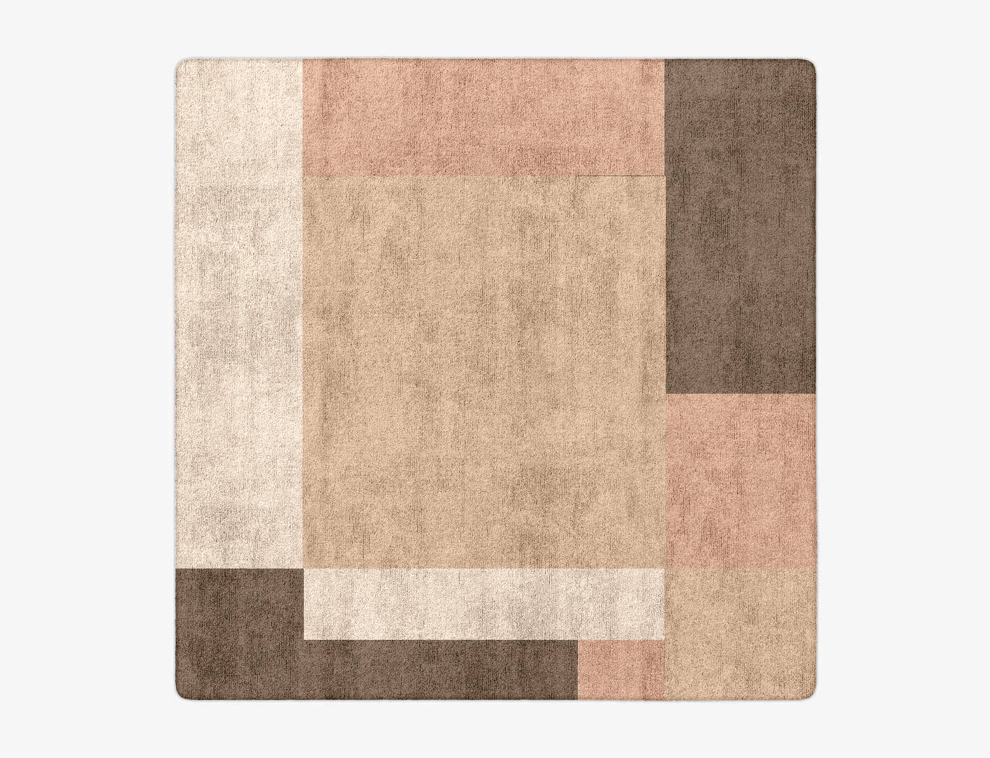Oblivion  Square Hand Tufted Bamboo Silk Custom Rug by Rug Artisan