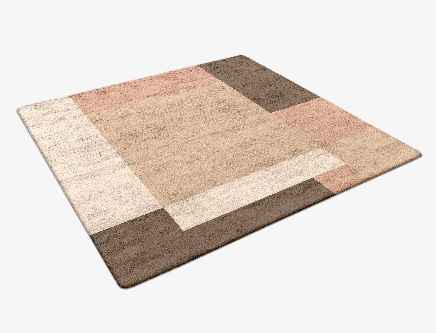 Oblivion  Square Hand Tufted Bamboo Silk Custom Rug by Rug Artisan