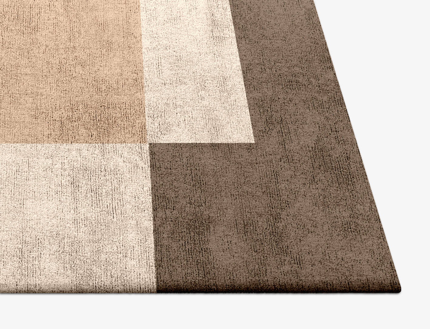 Oblivion  Square Hand Tufted Bamboo Silk Custom Rug by Rug Artisan