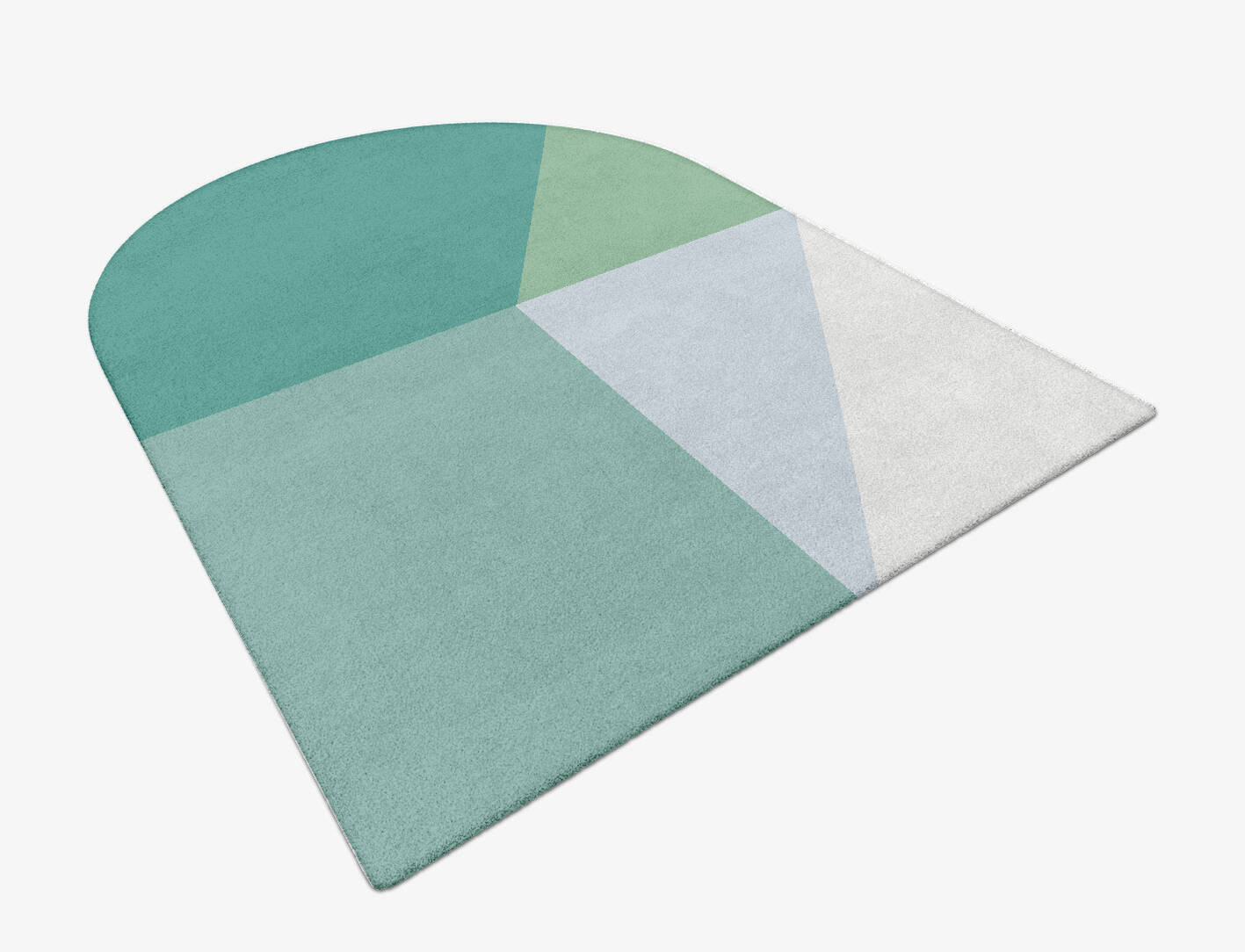 Oceanic  Arch Hand Tufted Pure Wool Custom Rug by Rug Artisan