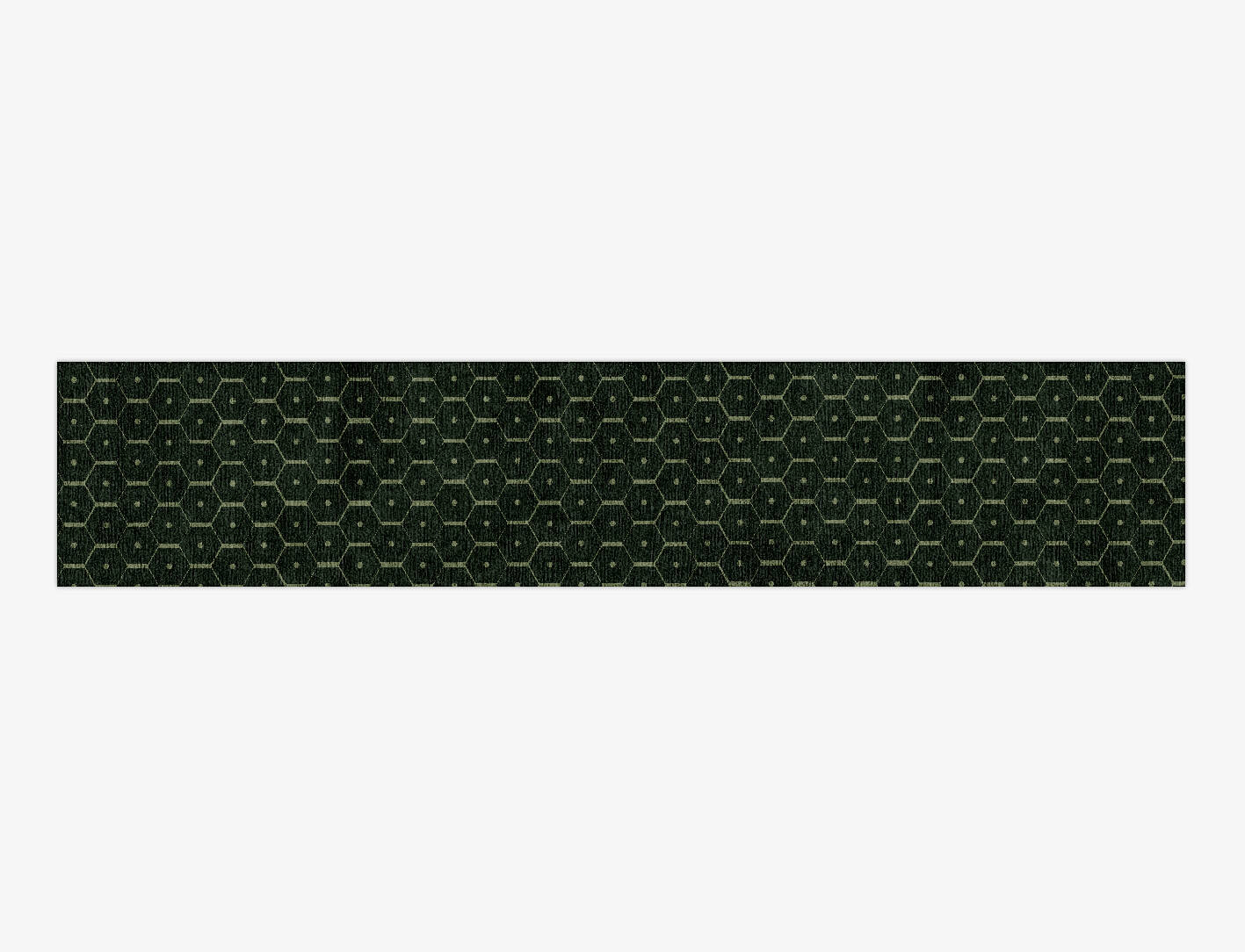 Octa Maze Modern Geometrics Runner Hand Knotted Bamboo Silk Custom Rug by Rug Artisan