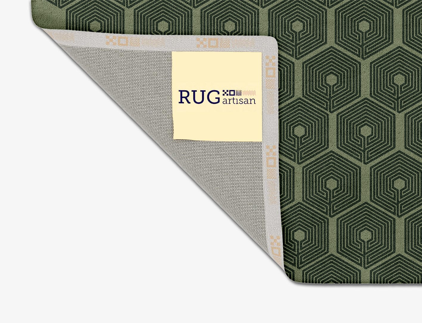 Octa Maze Geometric Square Hand Tufted Pure Wool Custom Rug by Rug Artisan