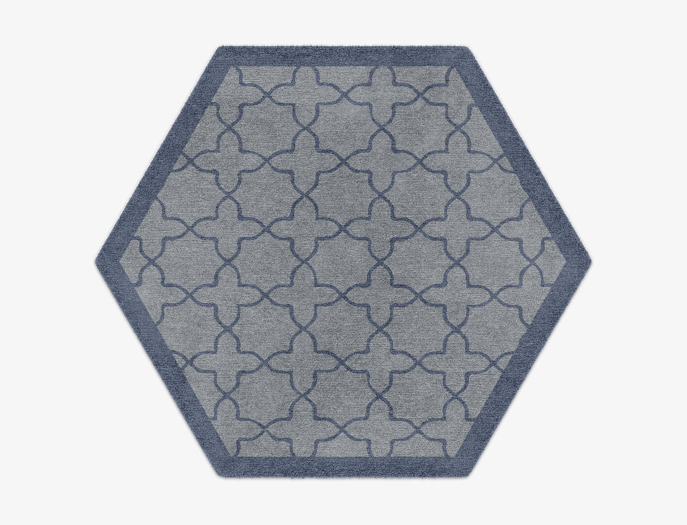 Octade Geometric Hexagon Hand Knotted Tibetan Wool Custom Rug by Rug Artisan