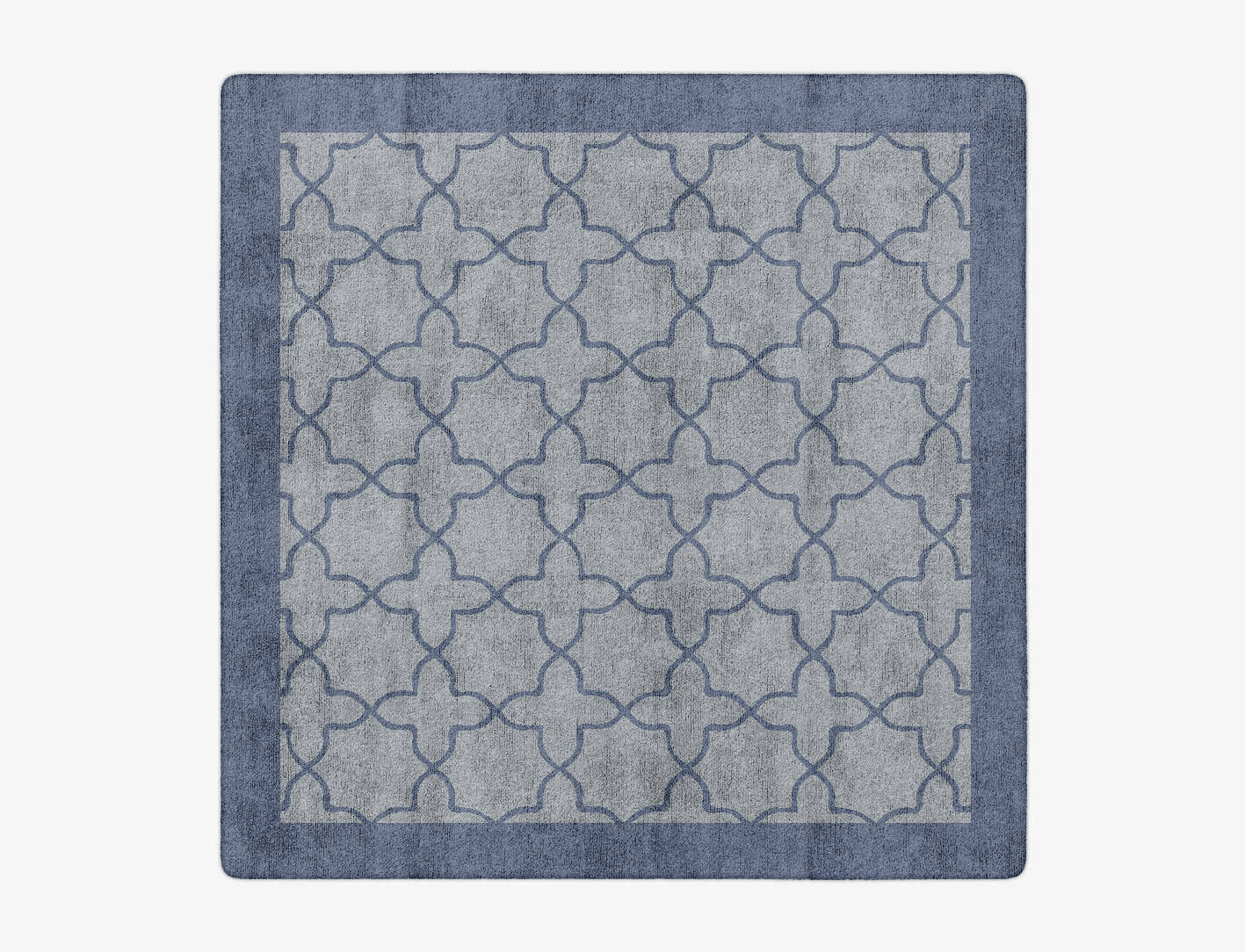 Octade Geometric Square Hand Tufted Bamboo Silk Custom Rug by Rug Artisan