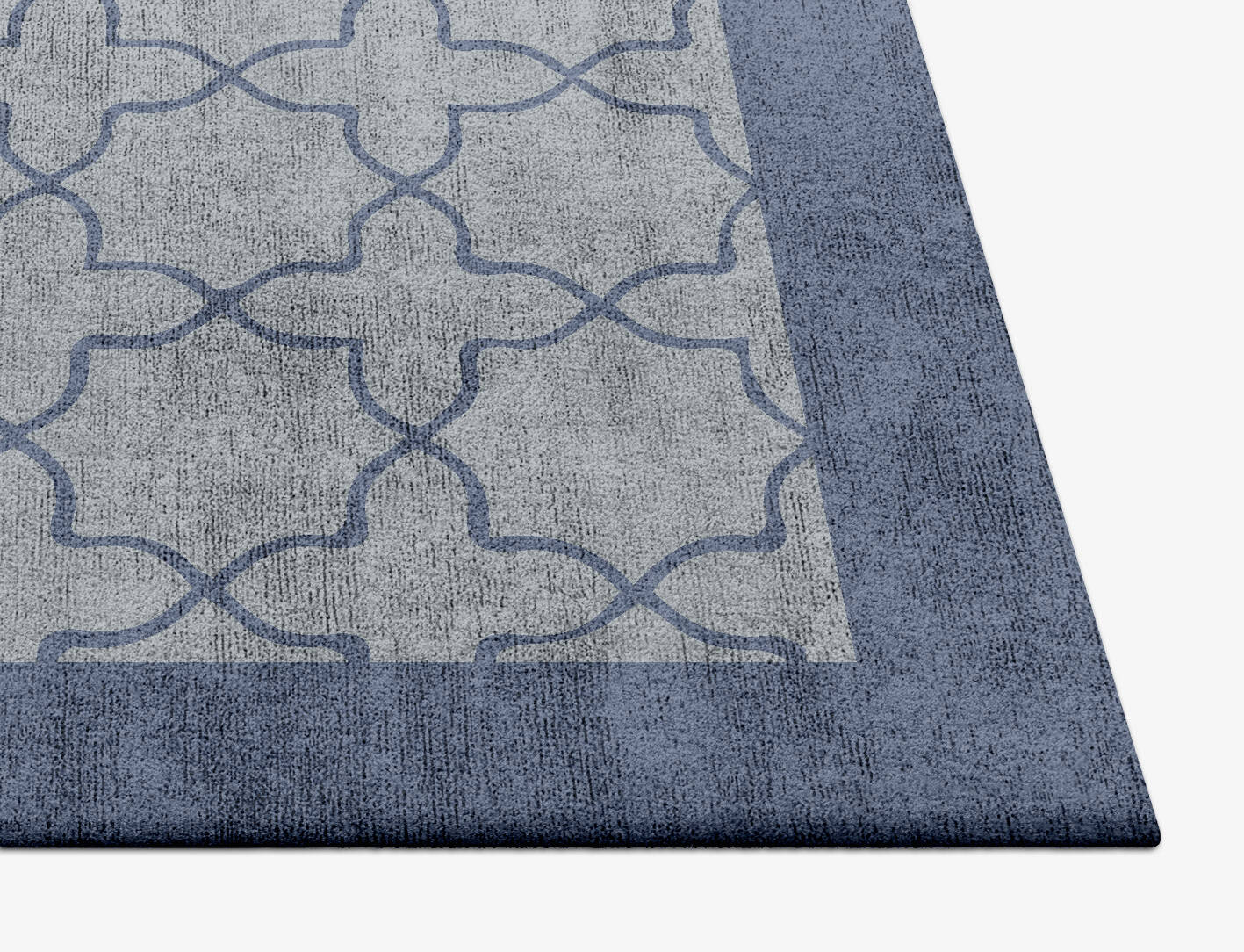 Octade Geometric Square Hand Tufted Bamboo Silk Custom Rug by Rug Artisan