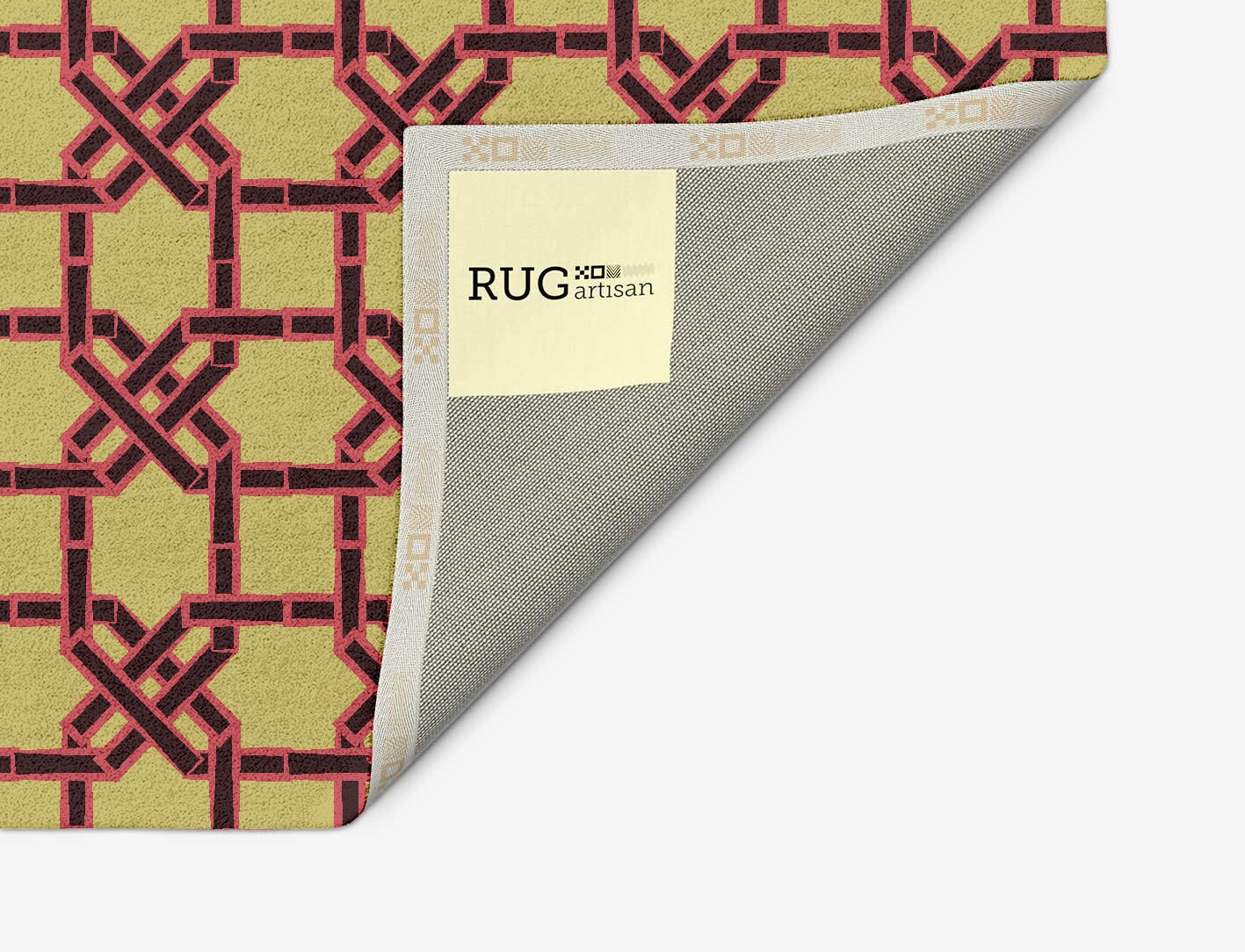 Octahedra Geometric Arch Hand Tufted Pure Wool Custom Rug by Rug Artisan