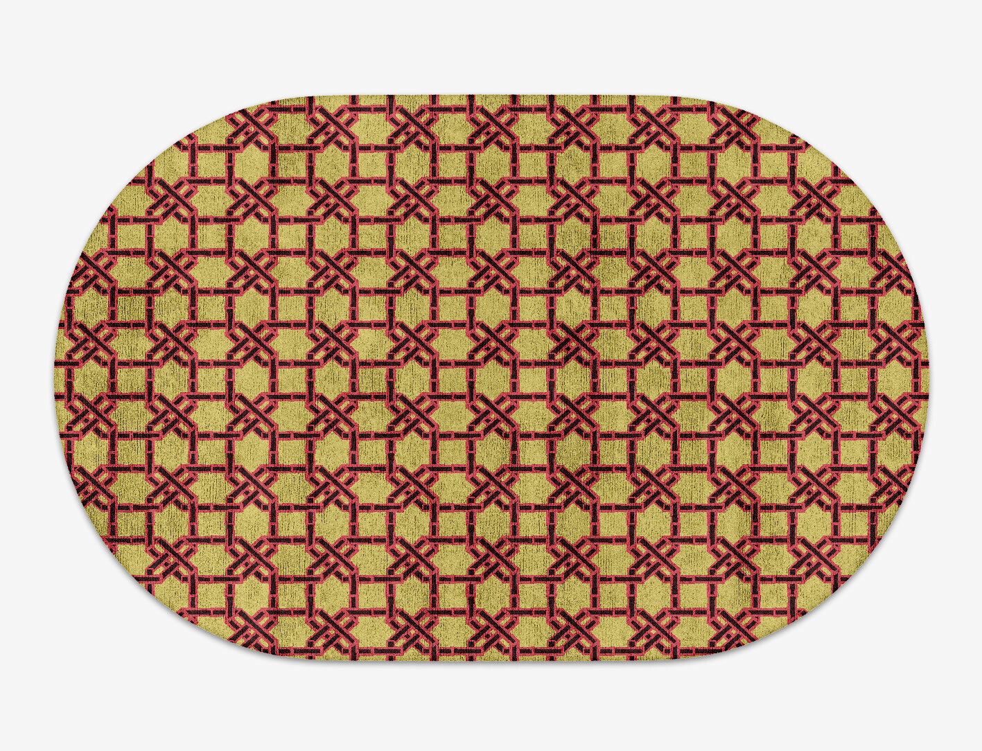 Octahedra Geometric Capsule Hand Tufted Bamboo Silk Custom Rug by Rug Artisan