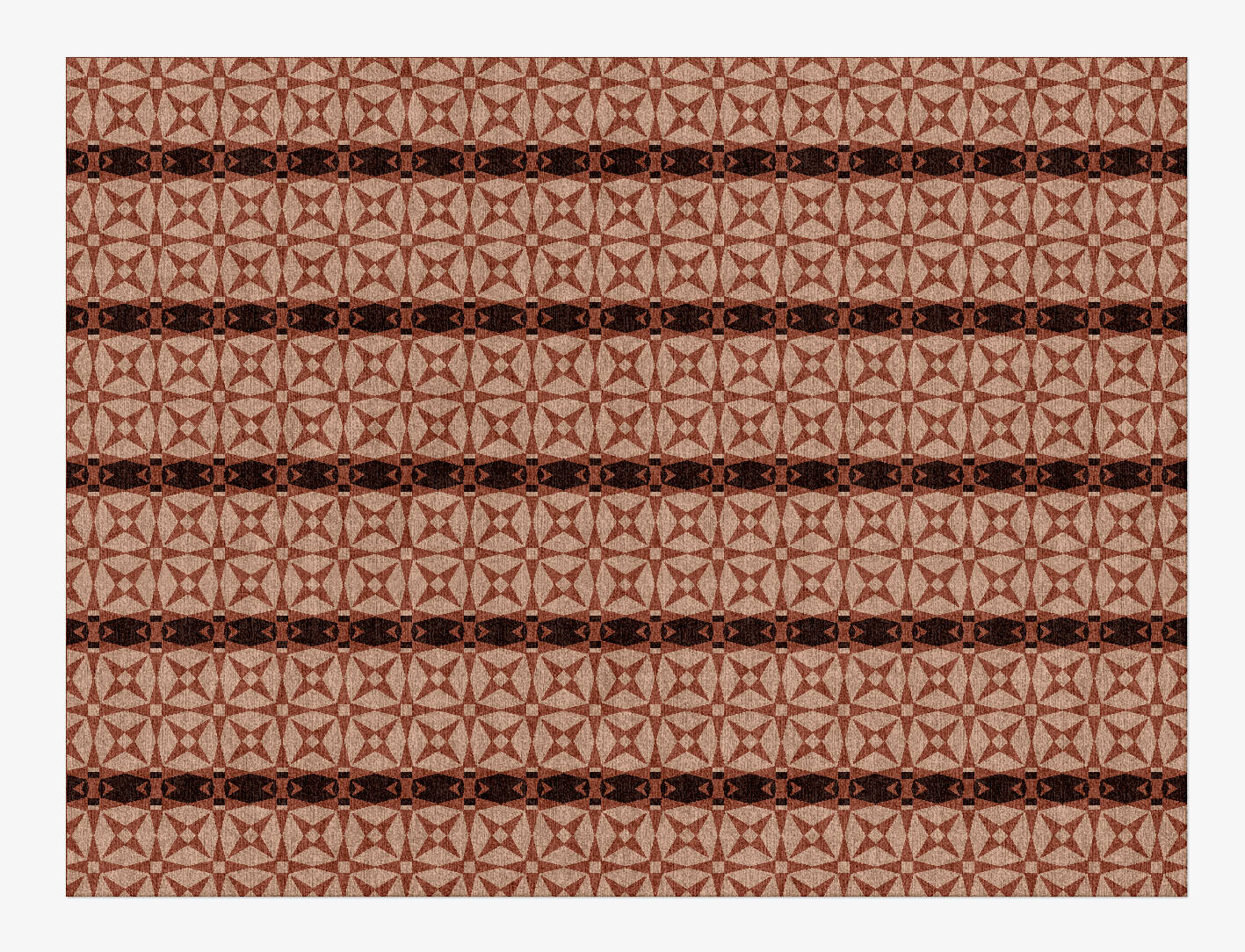 Octocone Modern Geometrics Rectangle Hand Knotted Tibetan Wool Custom Rug by Rug Artisan